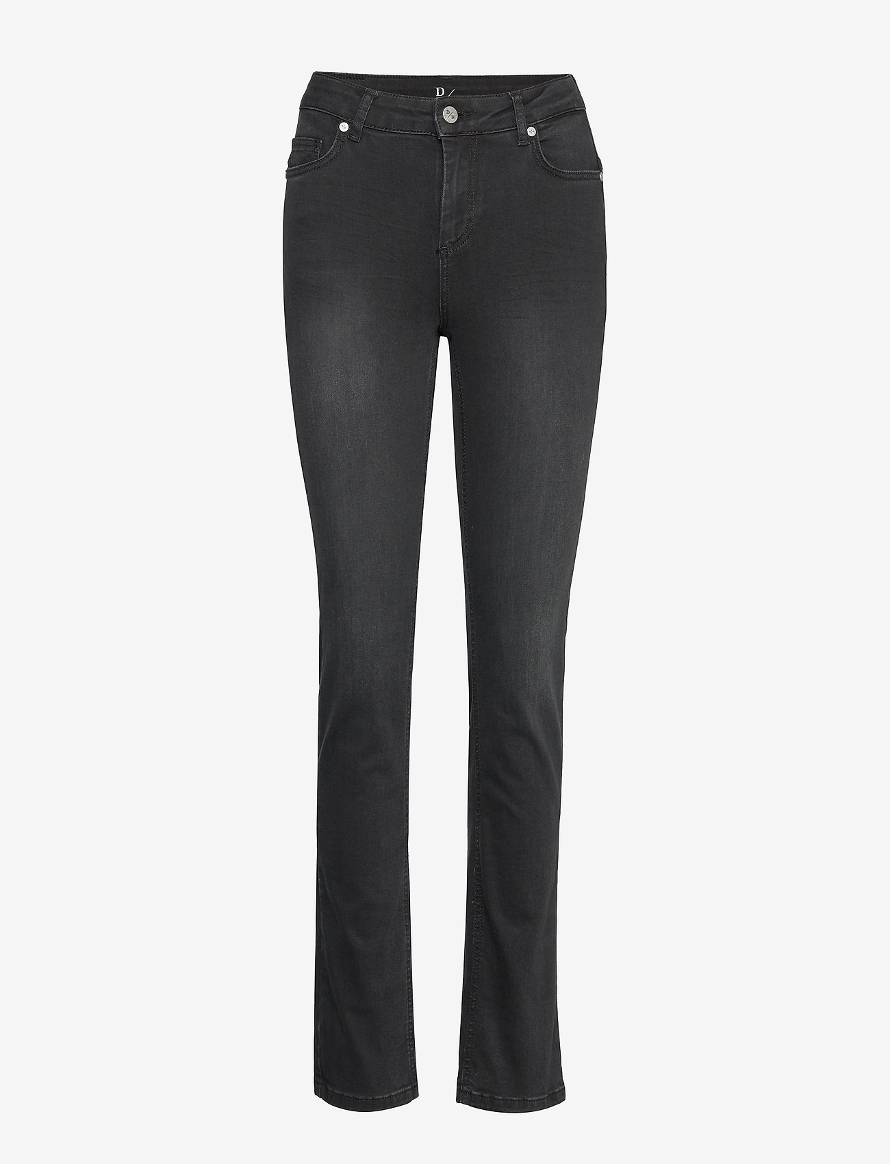 Denim Hunter - 33 THE CELINA HIGH STRAIGHT CUSTOM - raka jeans - black wash - 0