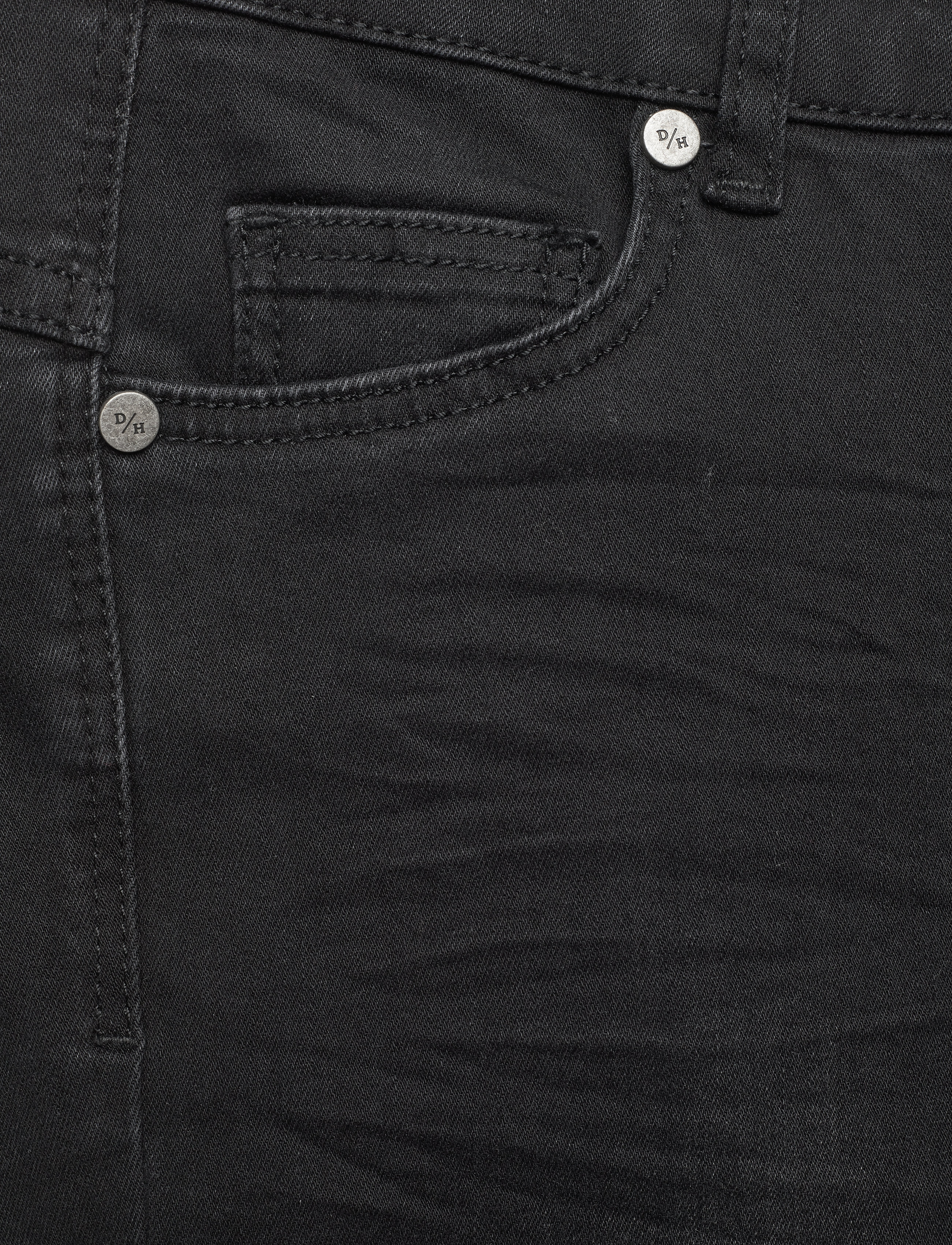 Denim Hunter - 33 THE CELINA HIGH CUSTOM - straight jeans - black wash - 2