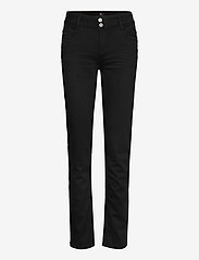 Denim Hunter - 35 THE REGITZE CURVED - straight jeans - black un-wash - 0