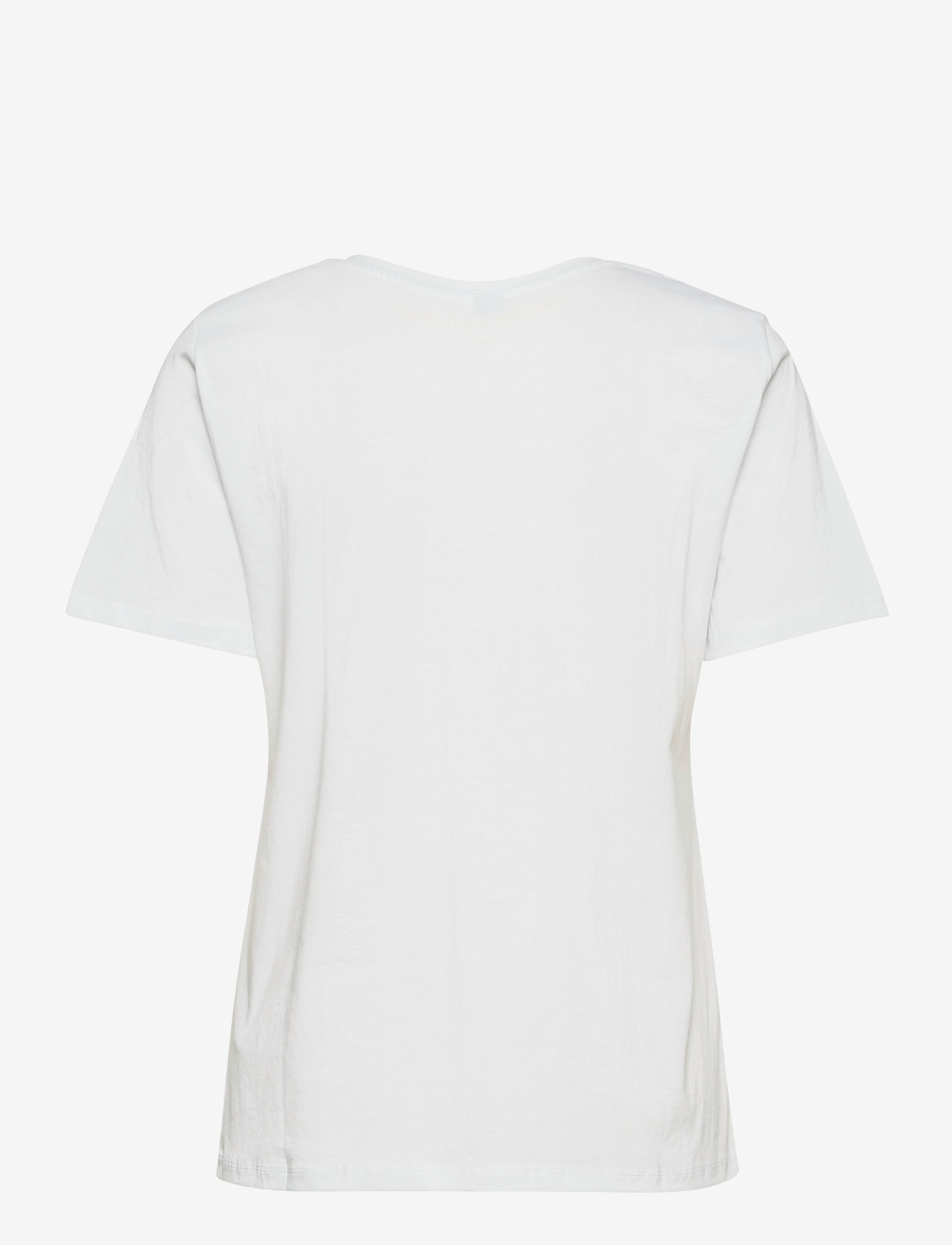 Denim Hunter - DHKiss T-shirt - bright white / yellow print - 2