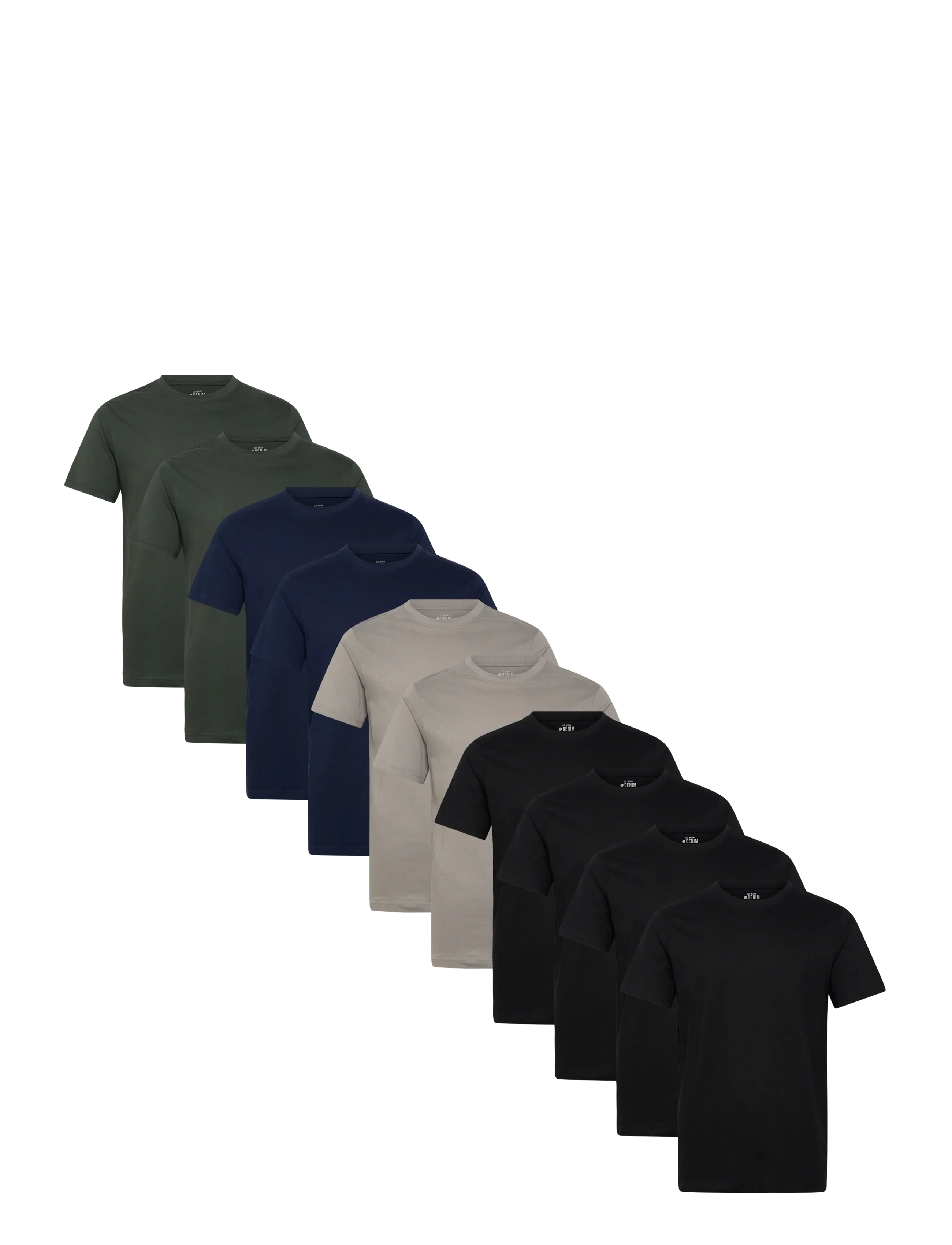 DENIM PROJECT Dp 10 Pack T-Shirt Schwarz - M - Herren