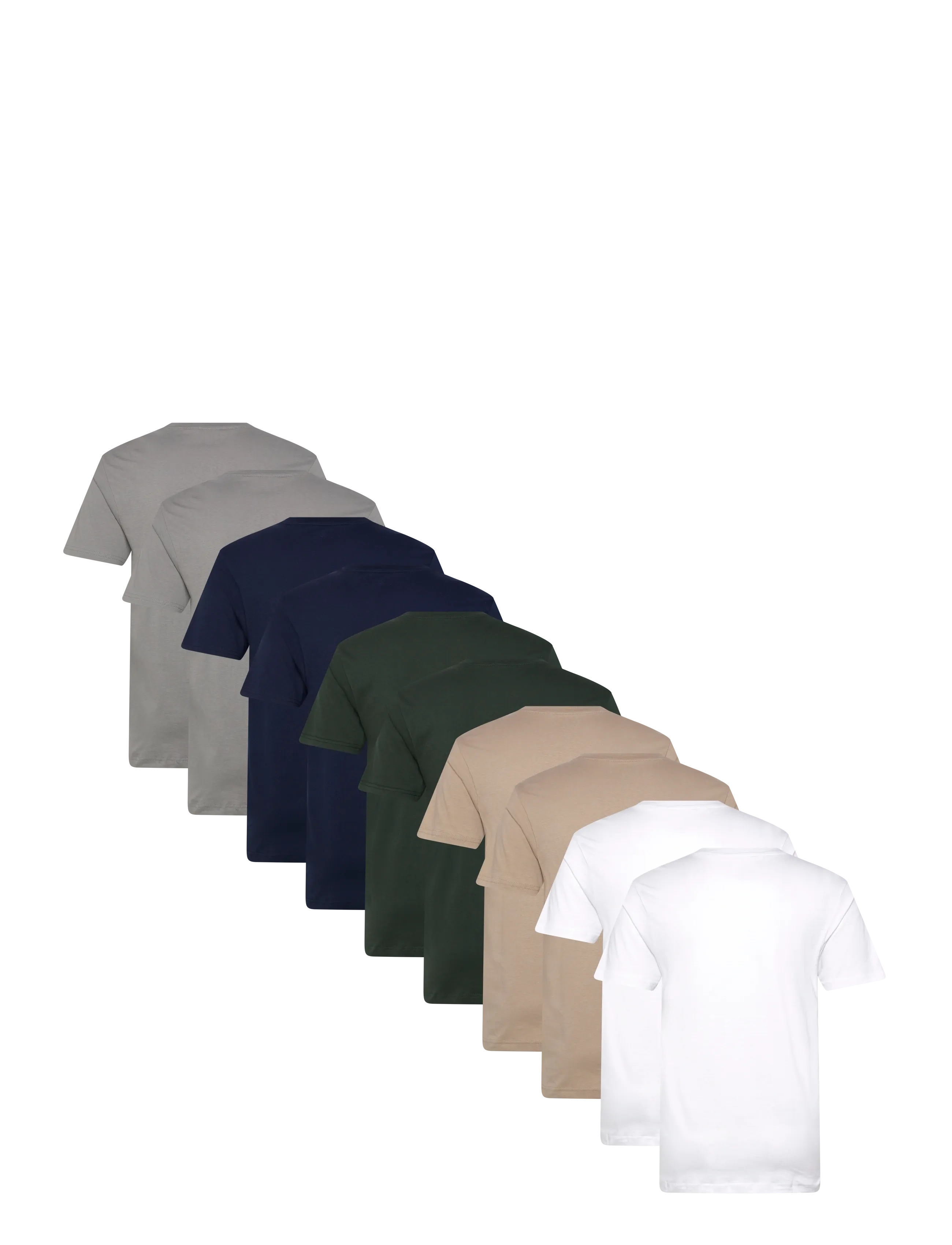 Denim Project - DP 10 Pack T-SHIRT - kortærmede t-shirts - timeless mix 10 pack - 1