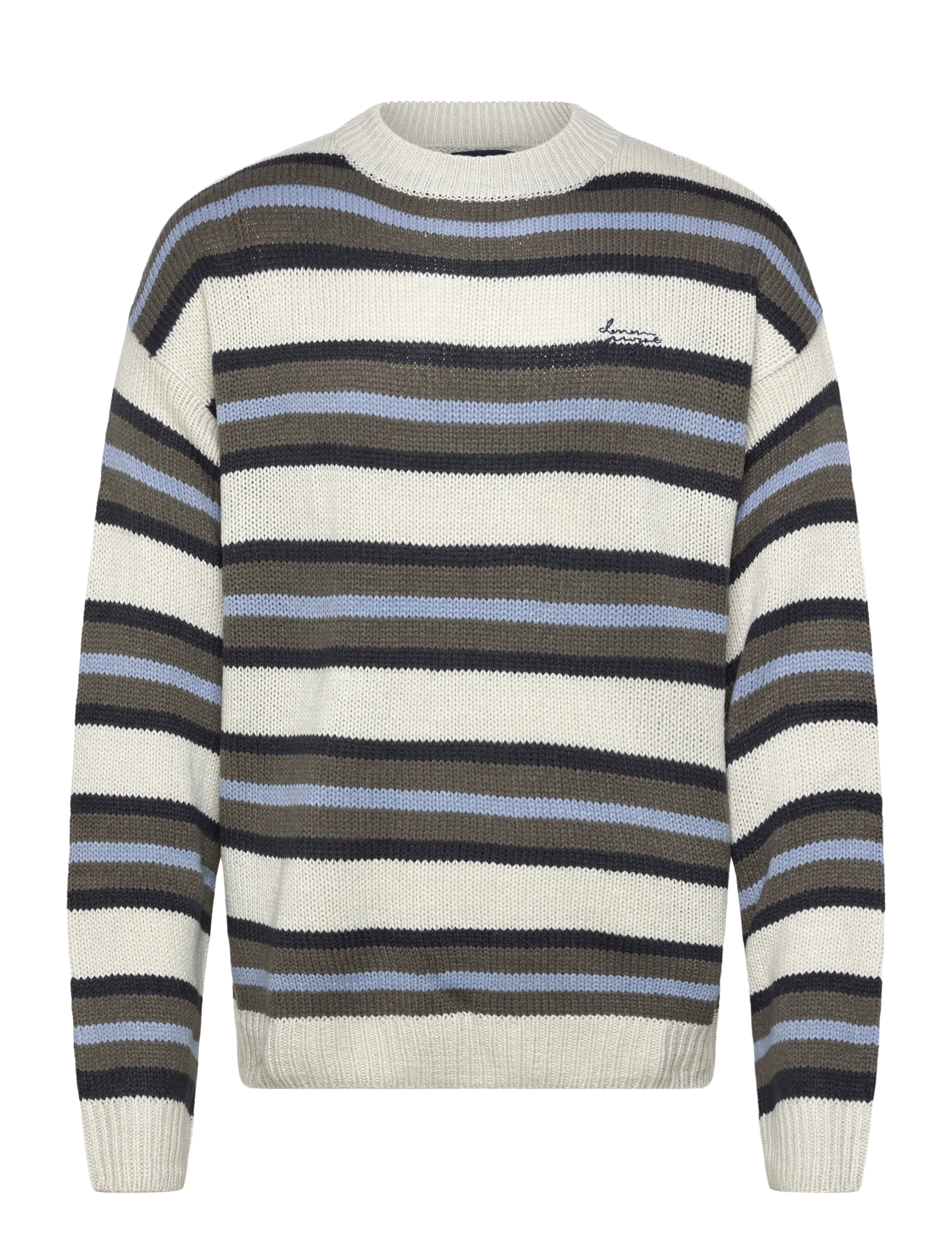 DENIM PROJECT Dp Strick Stripe Texture Sw Patterned - M - Herren