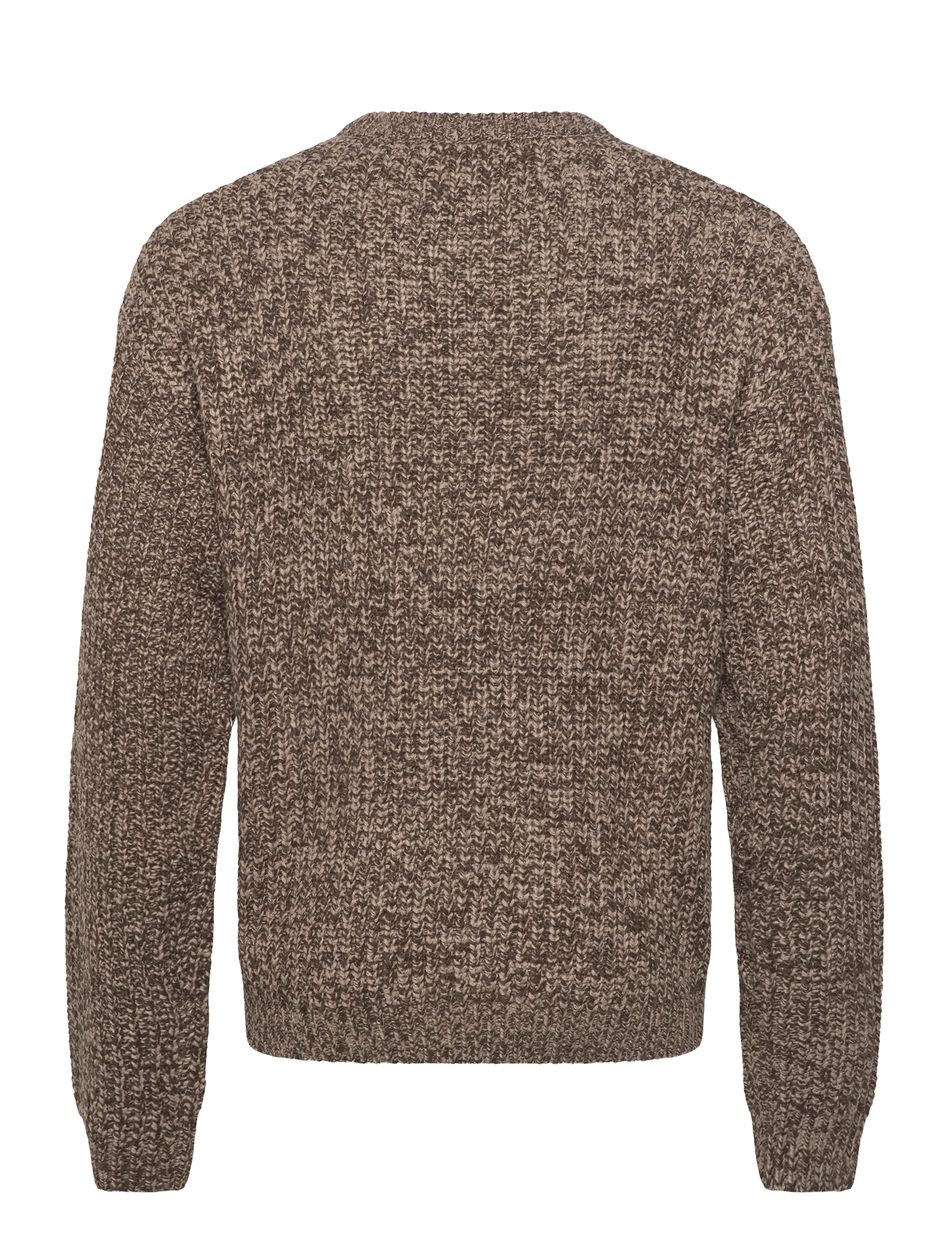 Denim Project - DP Knitted Oversized Logo SW - tavalised kudumid - turkish coffee - 1
