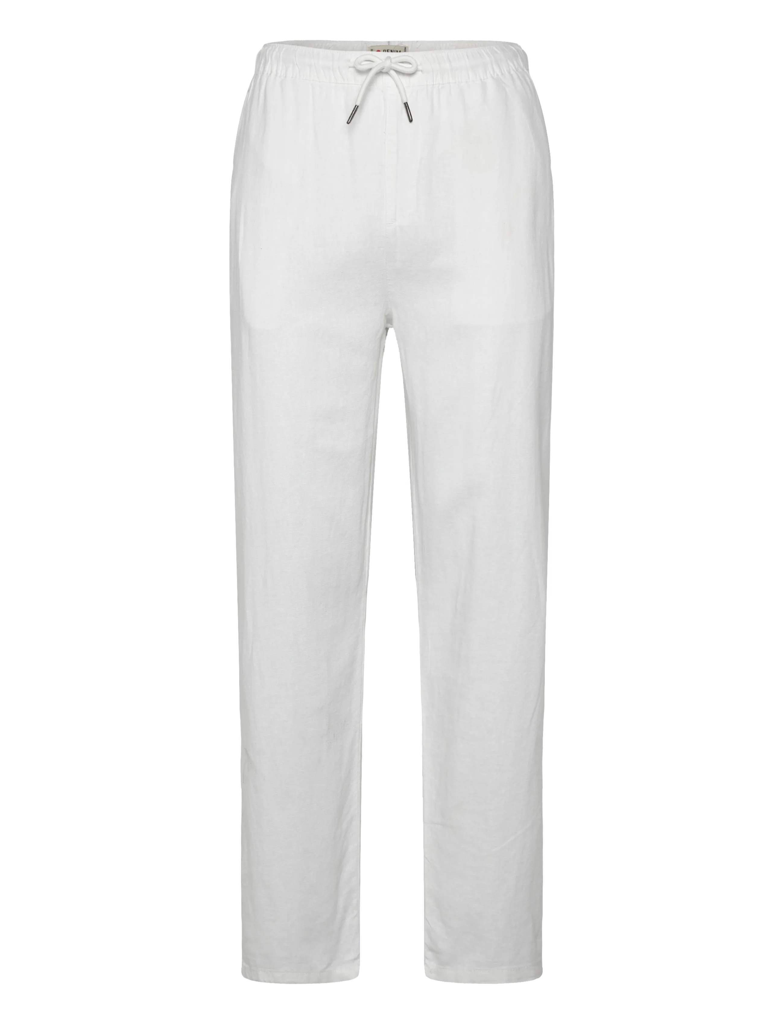 Denim Project DP Baggy Linen Blend Pants - Bukser - WHITE / white
