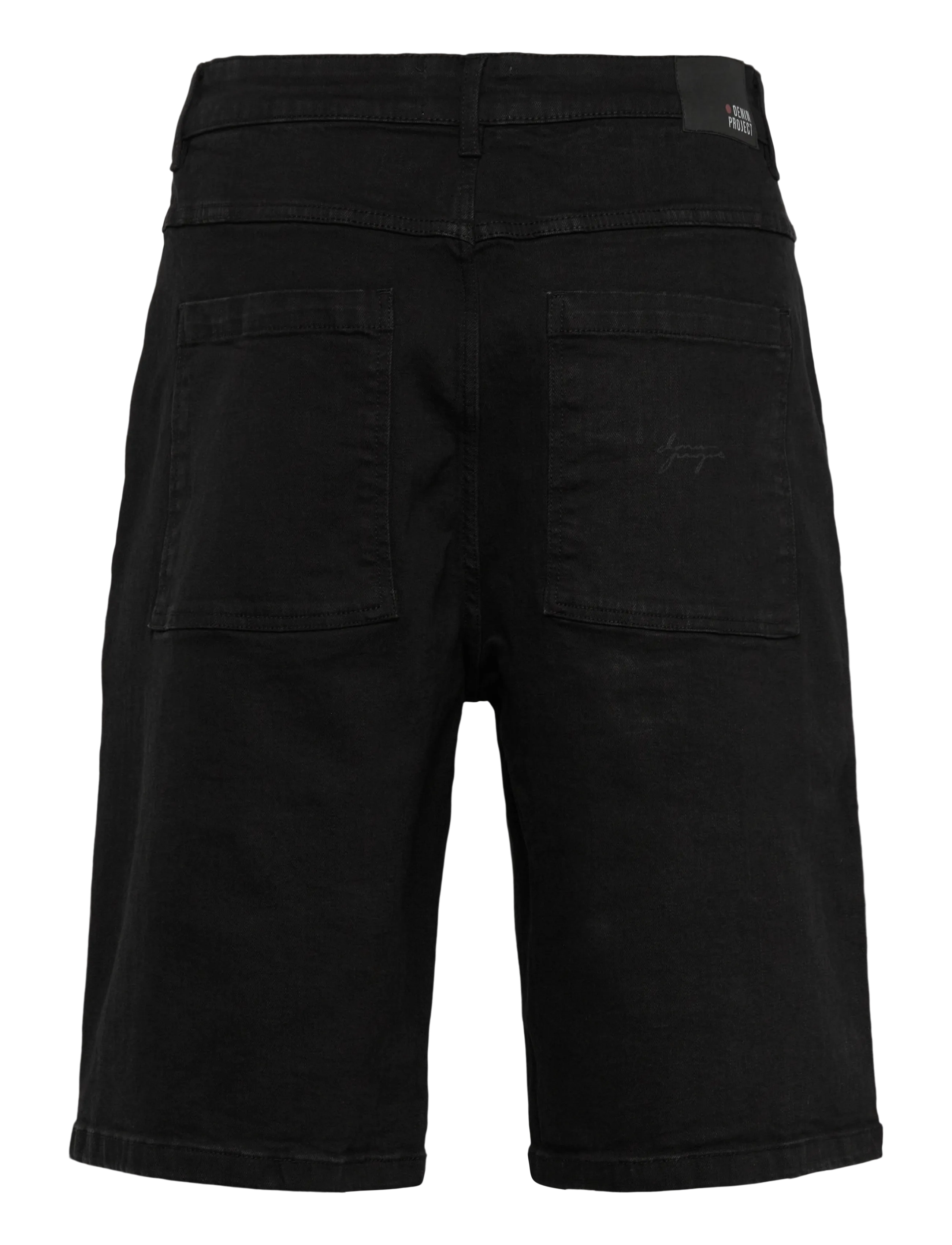Denim Project - DP Slouchy Denim Shorts - laveste priser - black washed - 1
