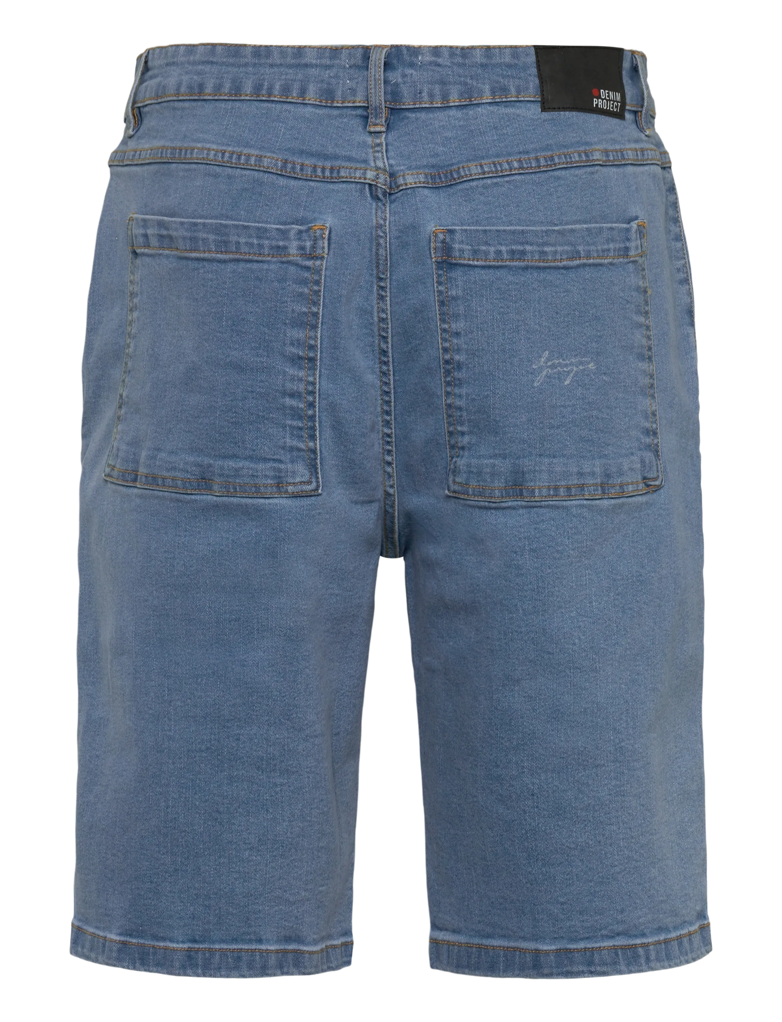 Denim Project - DP Slouchy Denim Shorts - laveste priser - light blue washed - 1