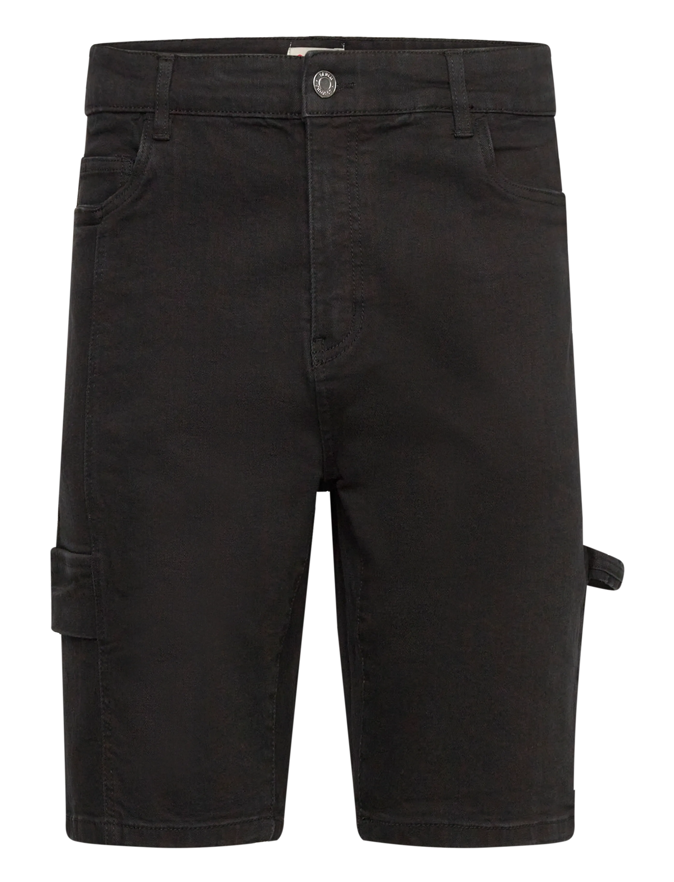 Denim Project DP Flap Pocket Denim Shorts - Tøj - BLACK WASHED / black