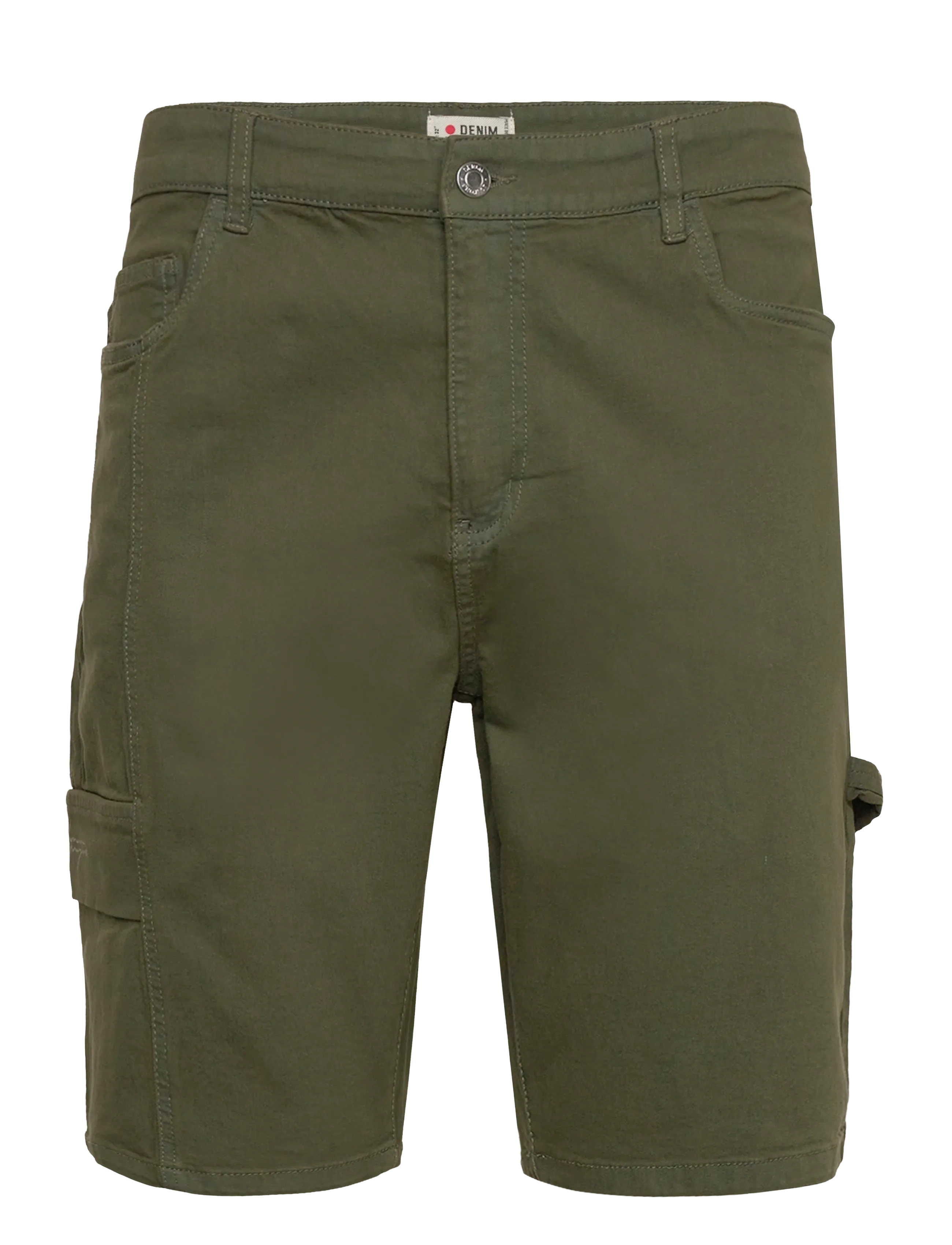 Denim Project DP Flap Pocket Denim Shorts - Lühikesed püksid - DUFFEL BAG GREEN / khaki/green
