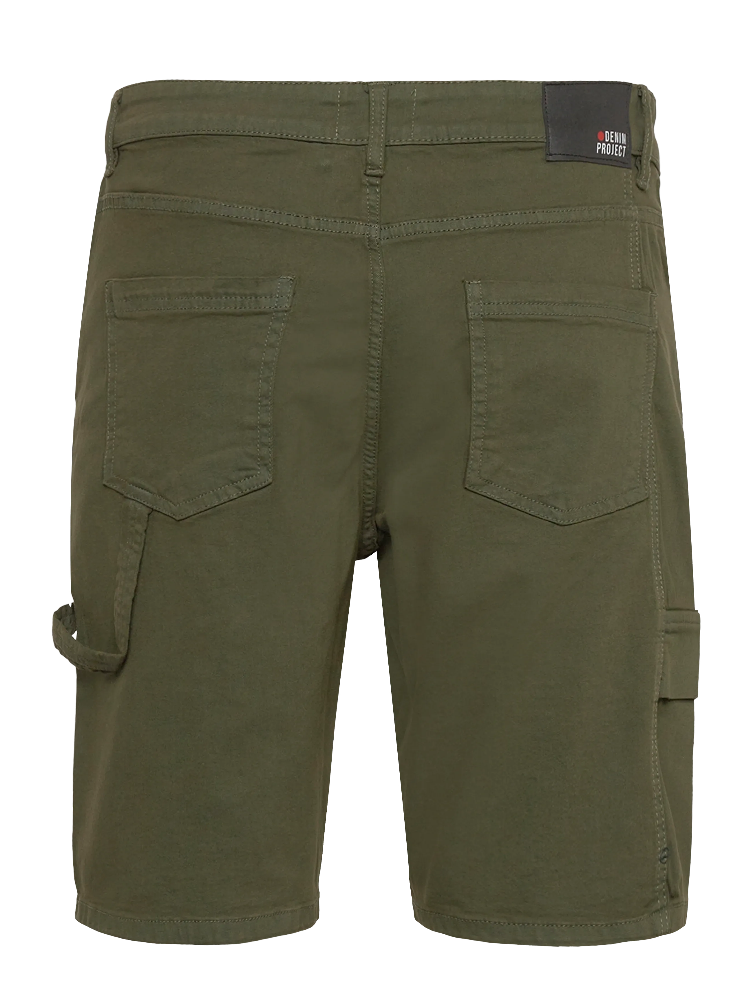 Denim Project - DP Flap Pocket Denim Shorts - mažiausios kainos - duffel bag green - 1