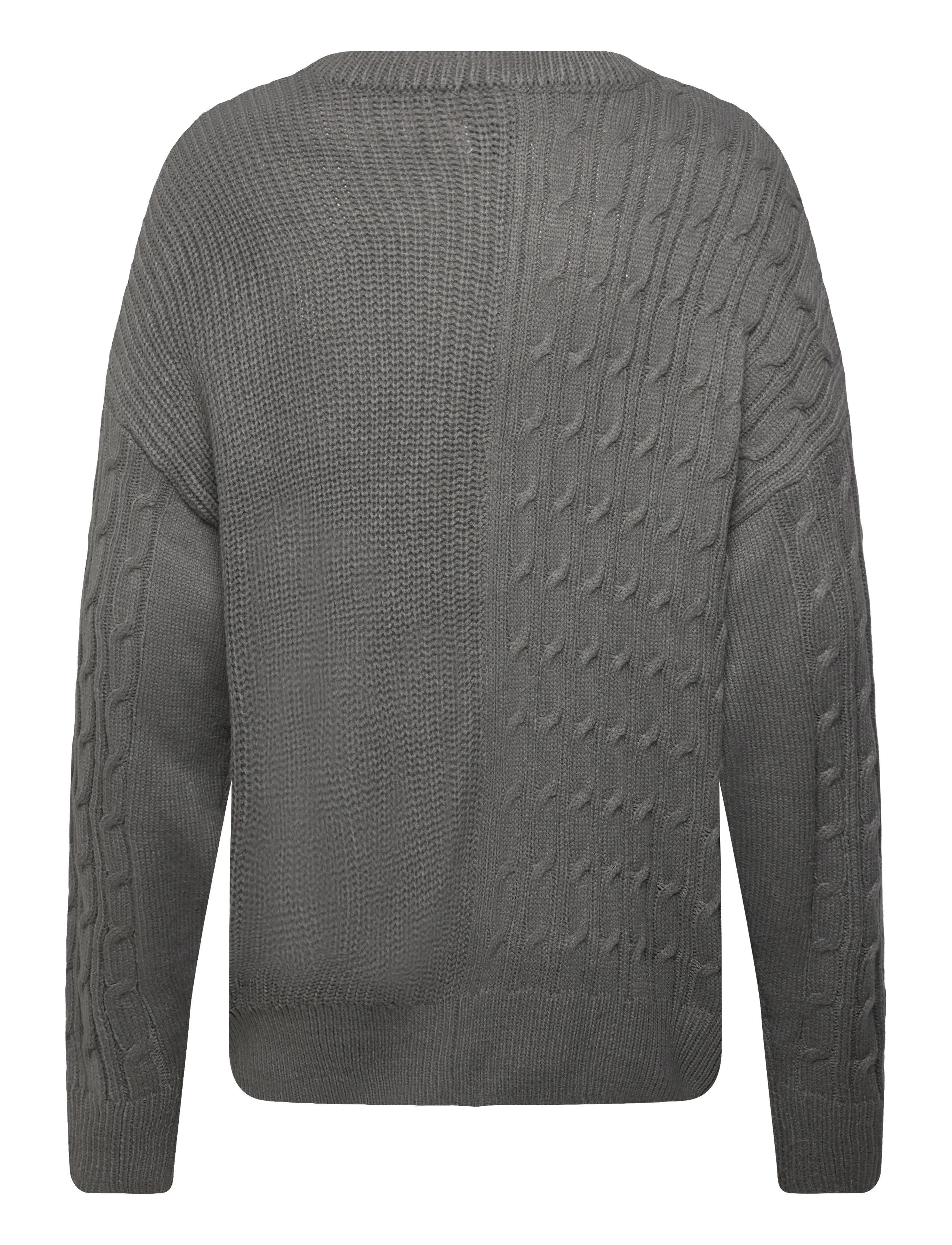 Denim Project - DP Knitted Combined Sweatshirt - laveste priser - grey - 1