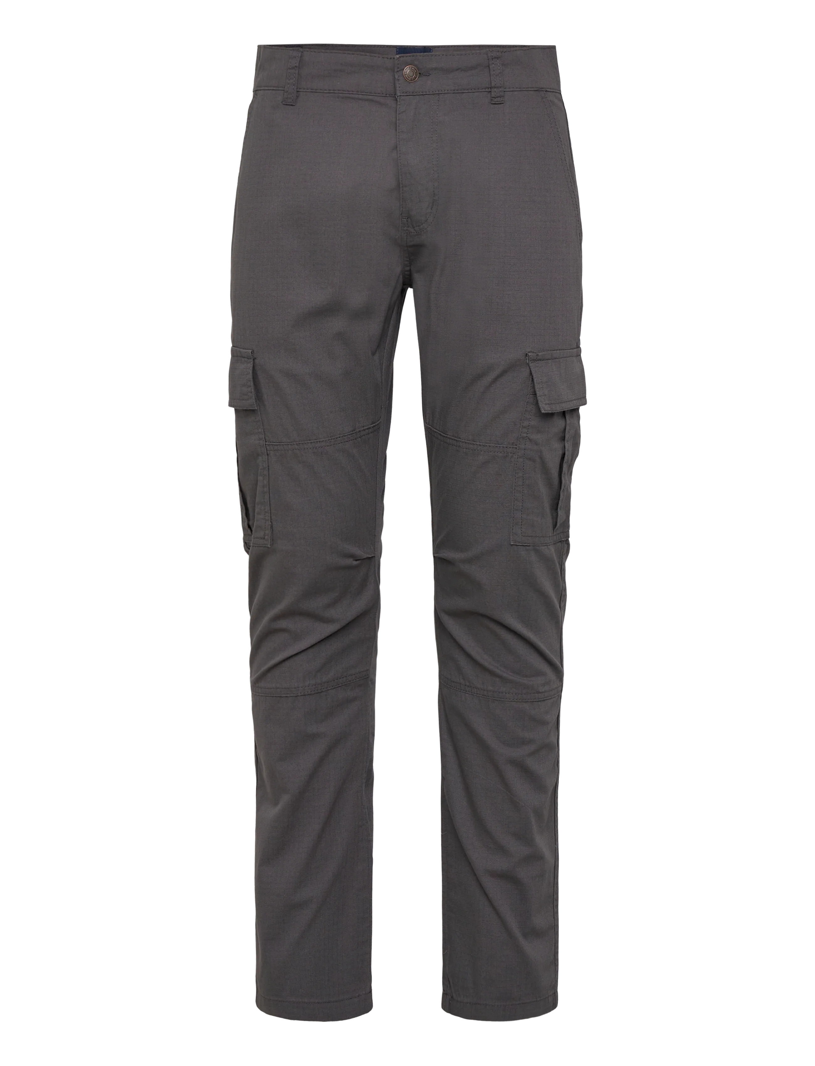 Denim Project DP Wide fit Ribstop Cargo Pant - Kargopüksid - DARK GREY / grey