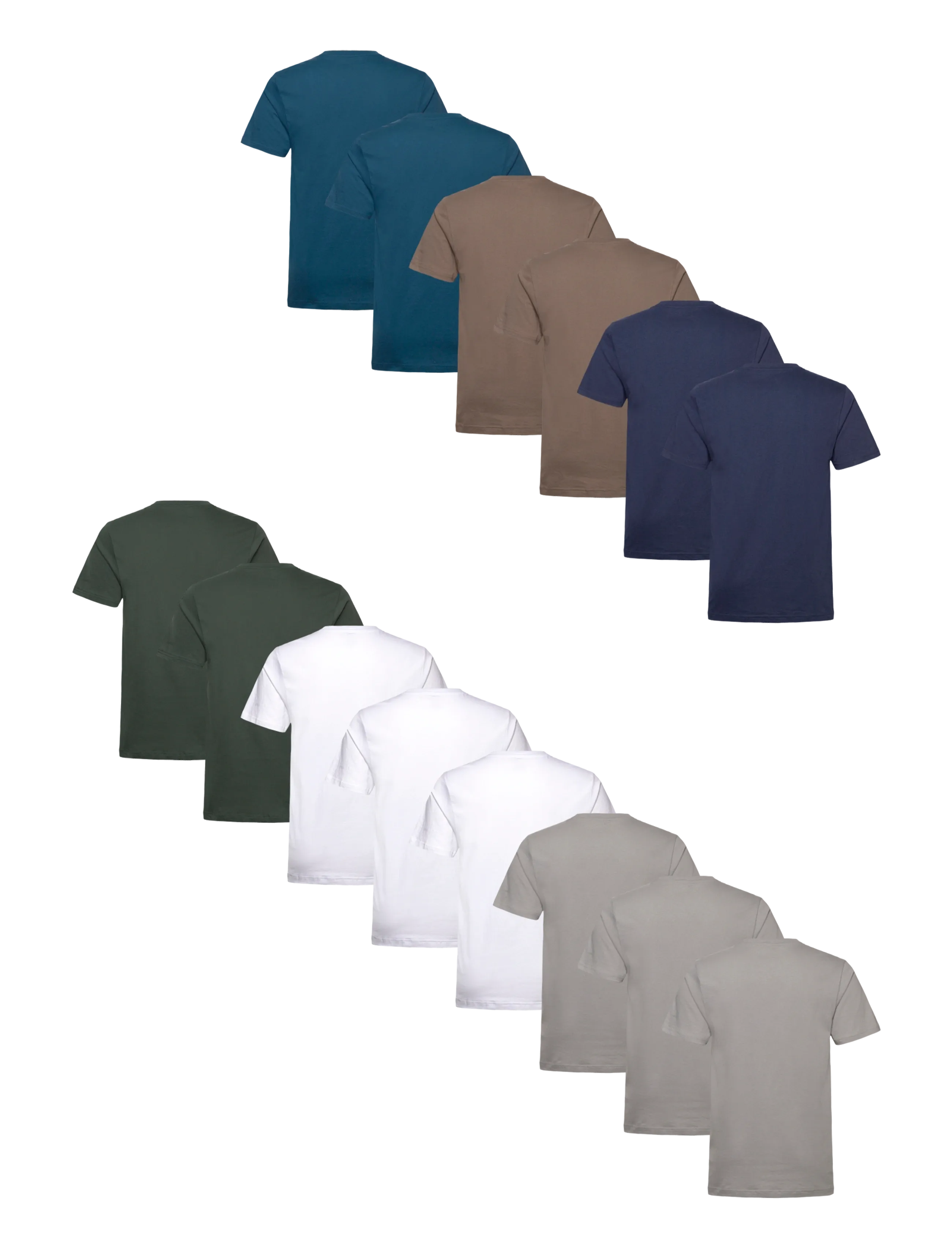 Denim Project - DP 14 Pack T-SHIRT - kortærmede t-shirts - formidable 14pack colormix - 1