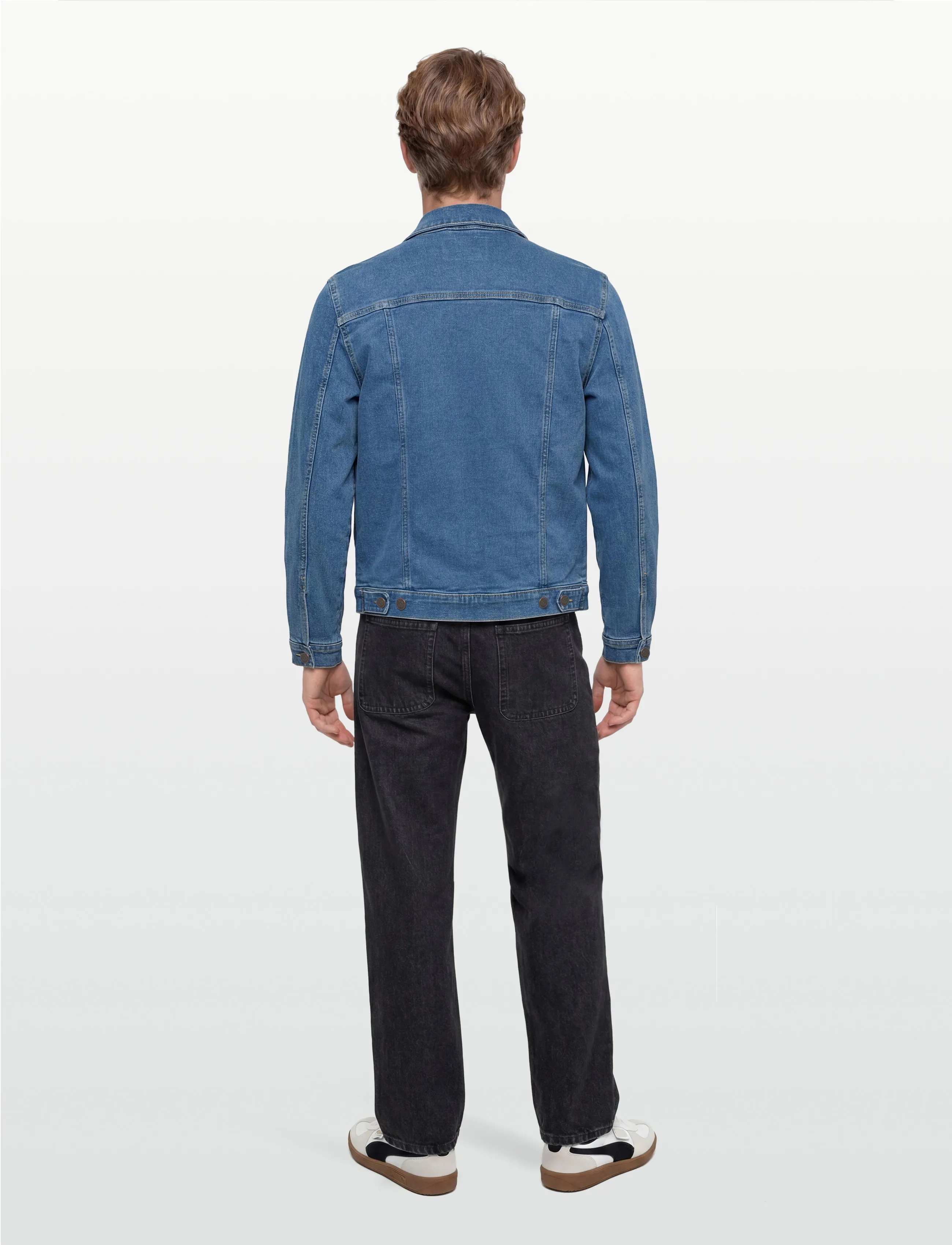 Denim Project - DP Kash Denim Jacket - frühlingsjacken - mid. blue - 4