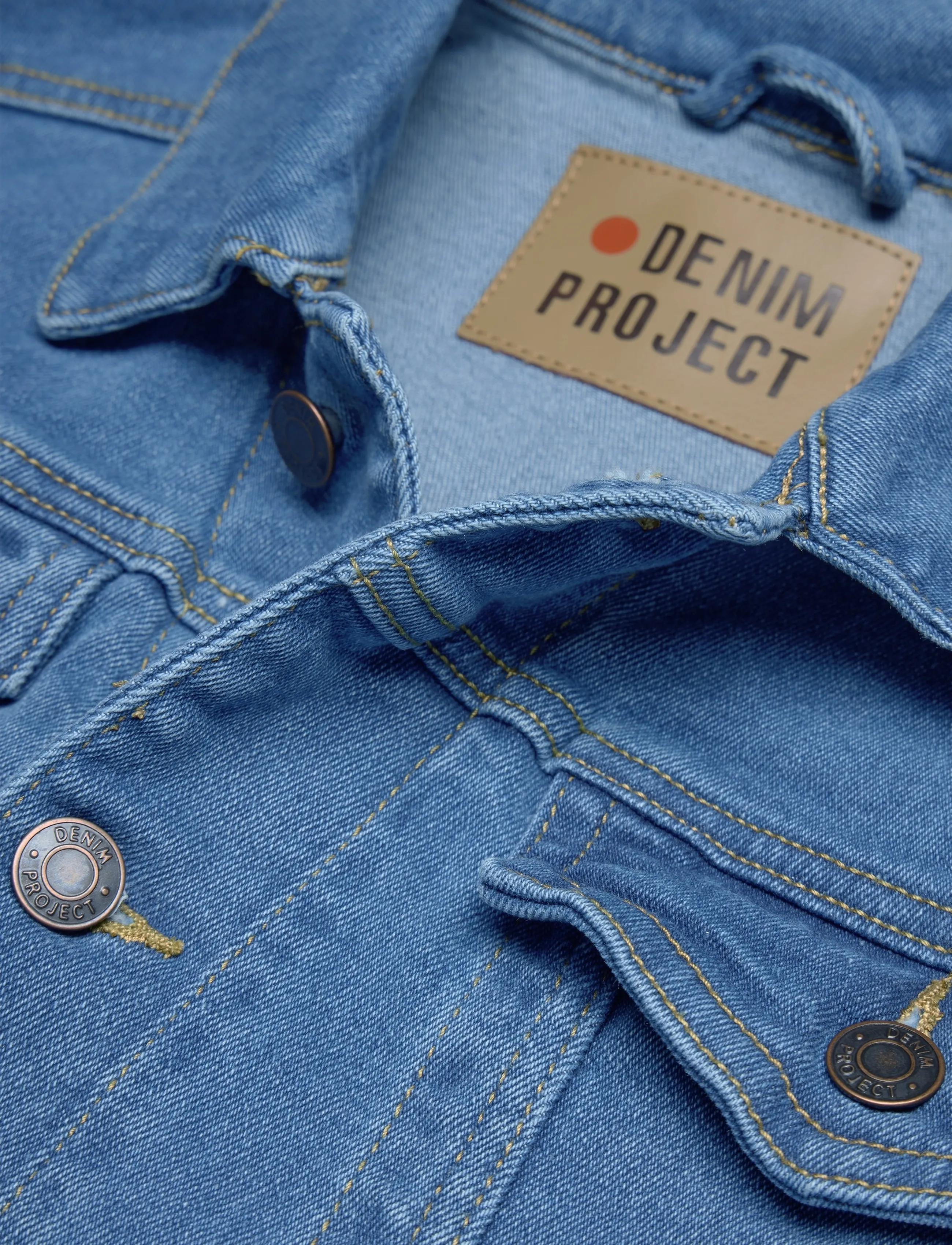 Denim Project - DP Kash Denim Jacket - vårjackor - mid. blue - 2
