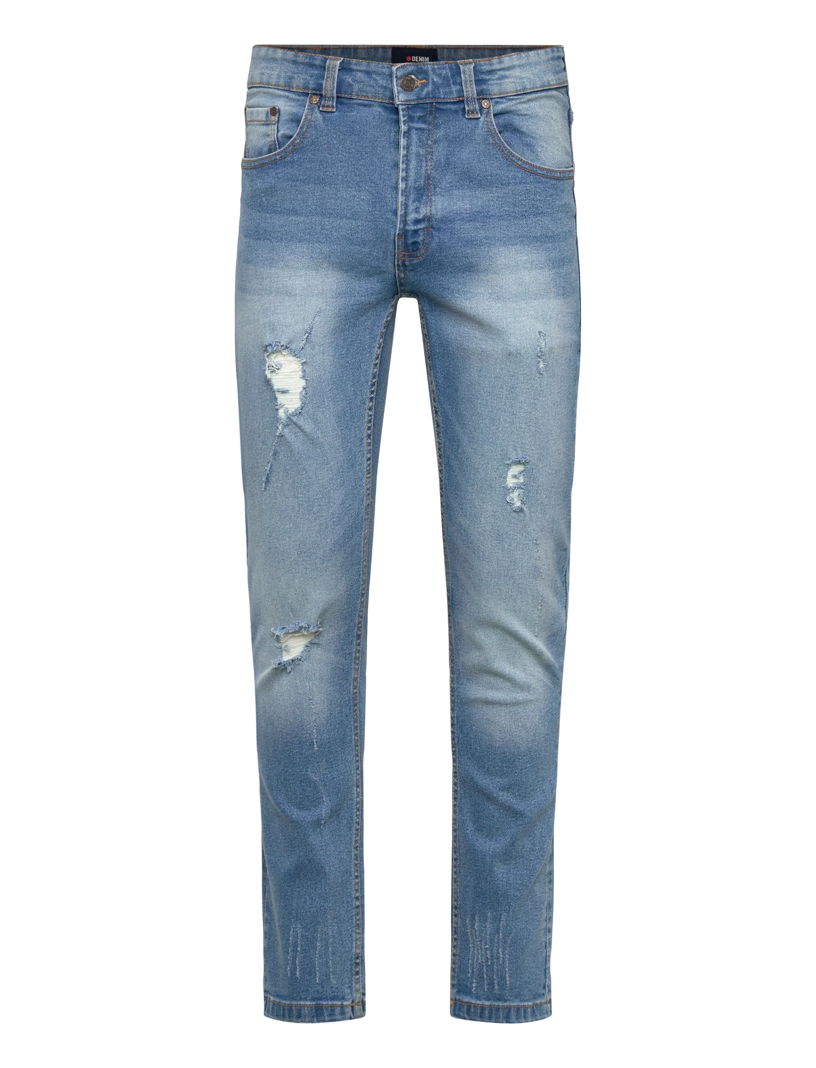 Denim Project DP MR. RED DESTROY - Teksad - LIGHT BLUE DESTROY / blue