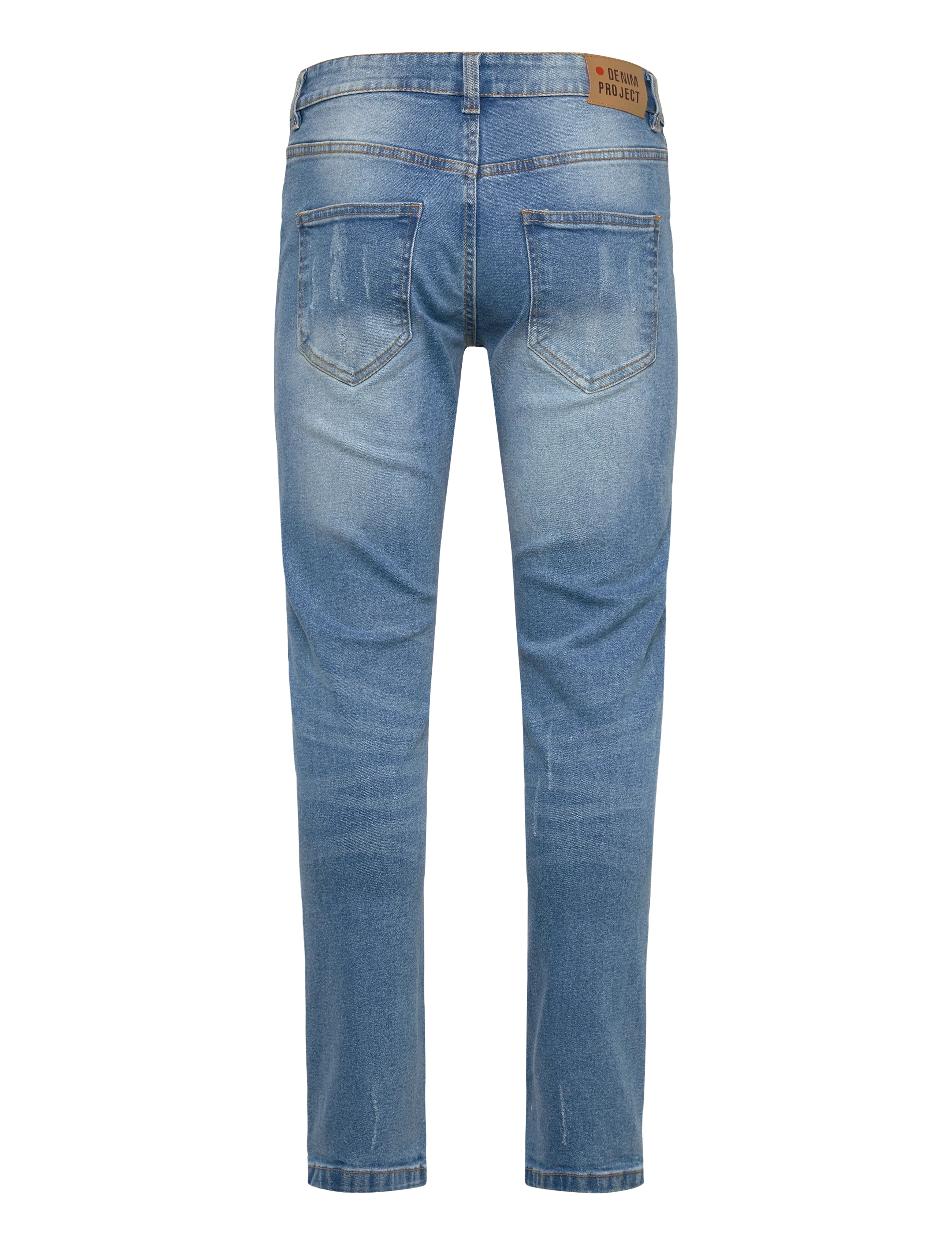 Denim Project - DP MR. RED DESTROY - püksid & teksad - light blue destroy - 1