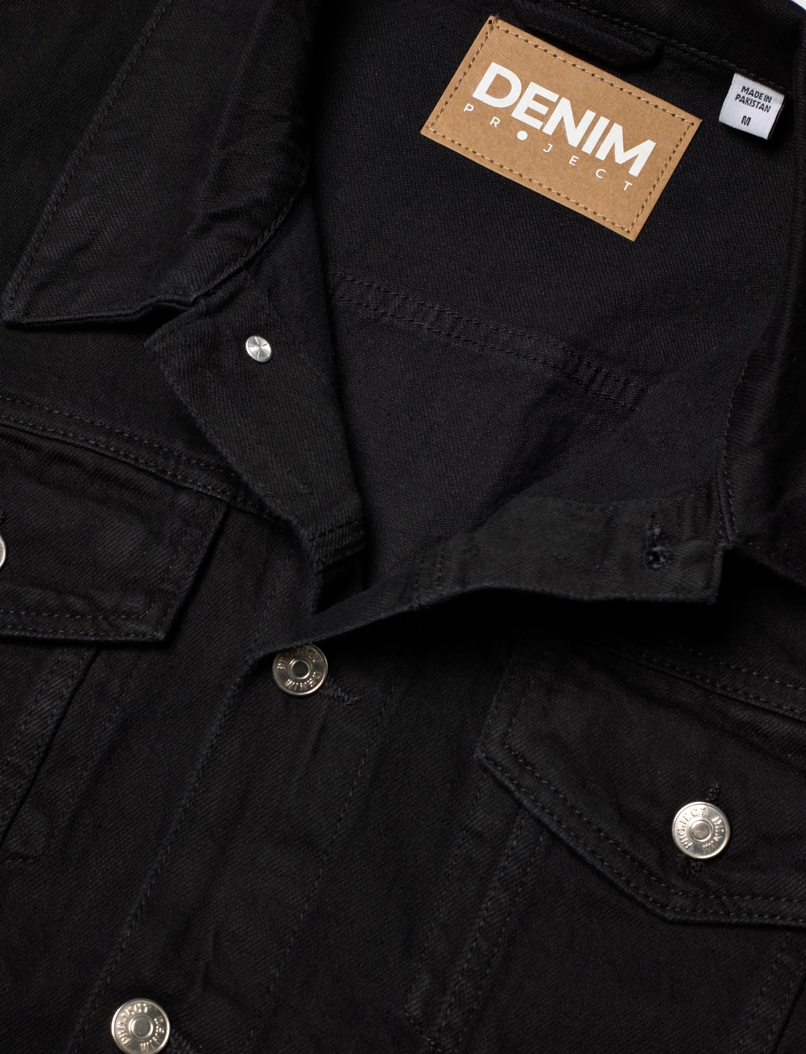 Denim Project - DP Vintage Trucker Rec Jacket - kevadjakid - black - 2