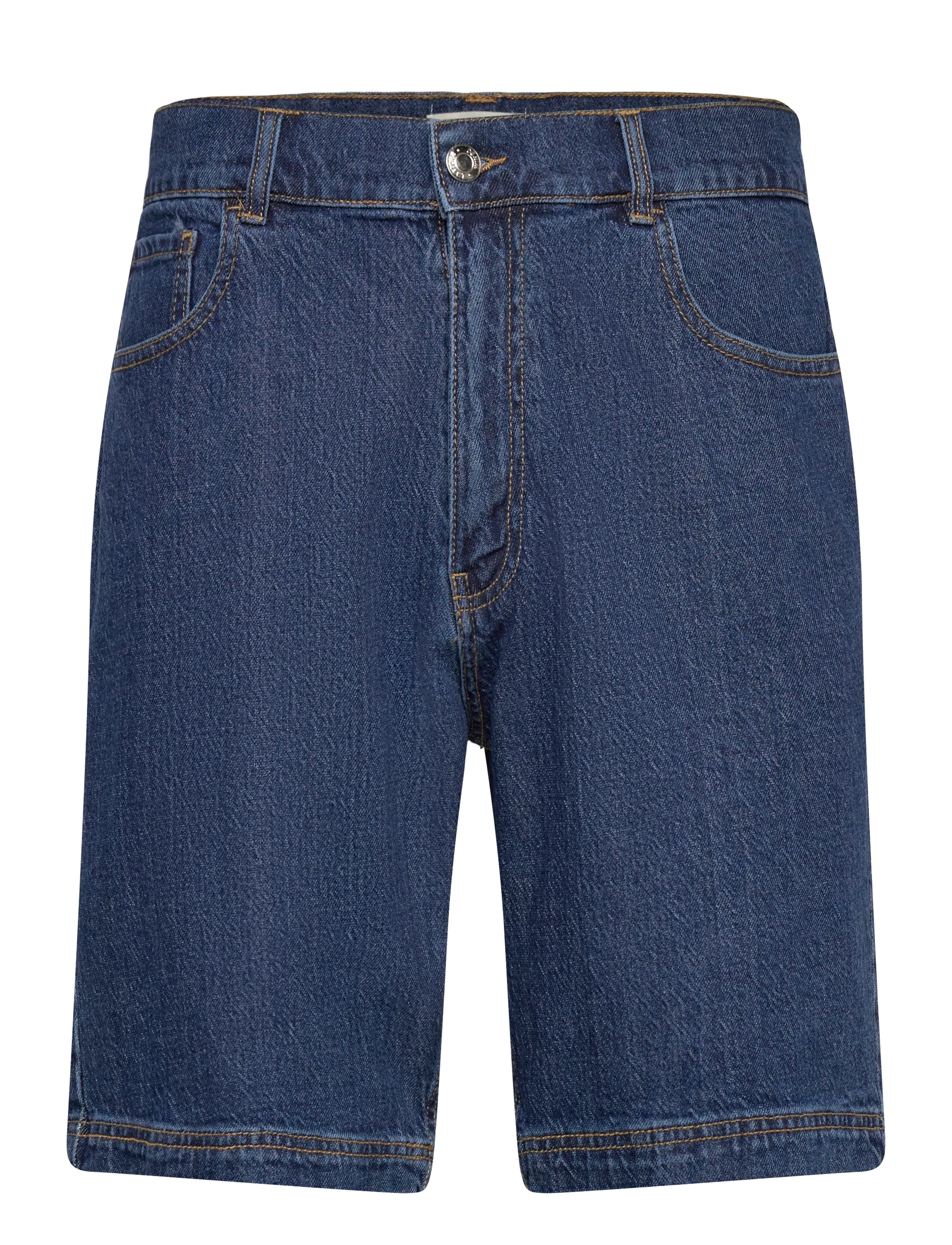 Denim Project DP MIAMI LOOSE SHORTS - Lühikesed püksid - MID BLUE WASHED / blue