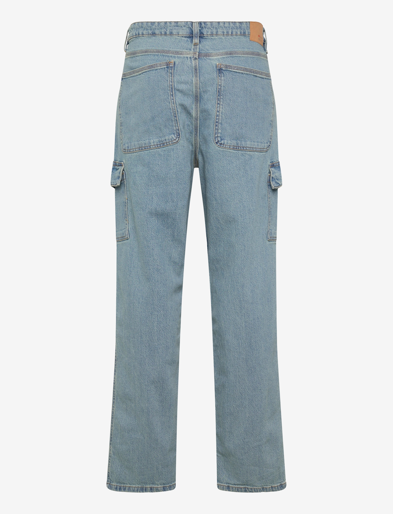 Denim Project - DP CARGO LOOSE JEANS - bukser & jeans - light blue washed - 1