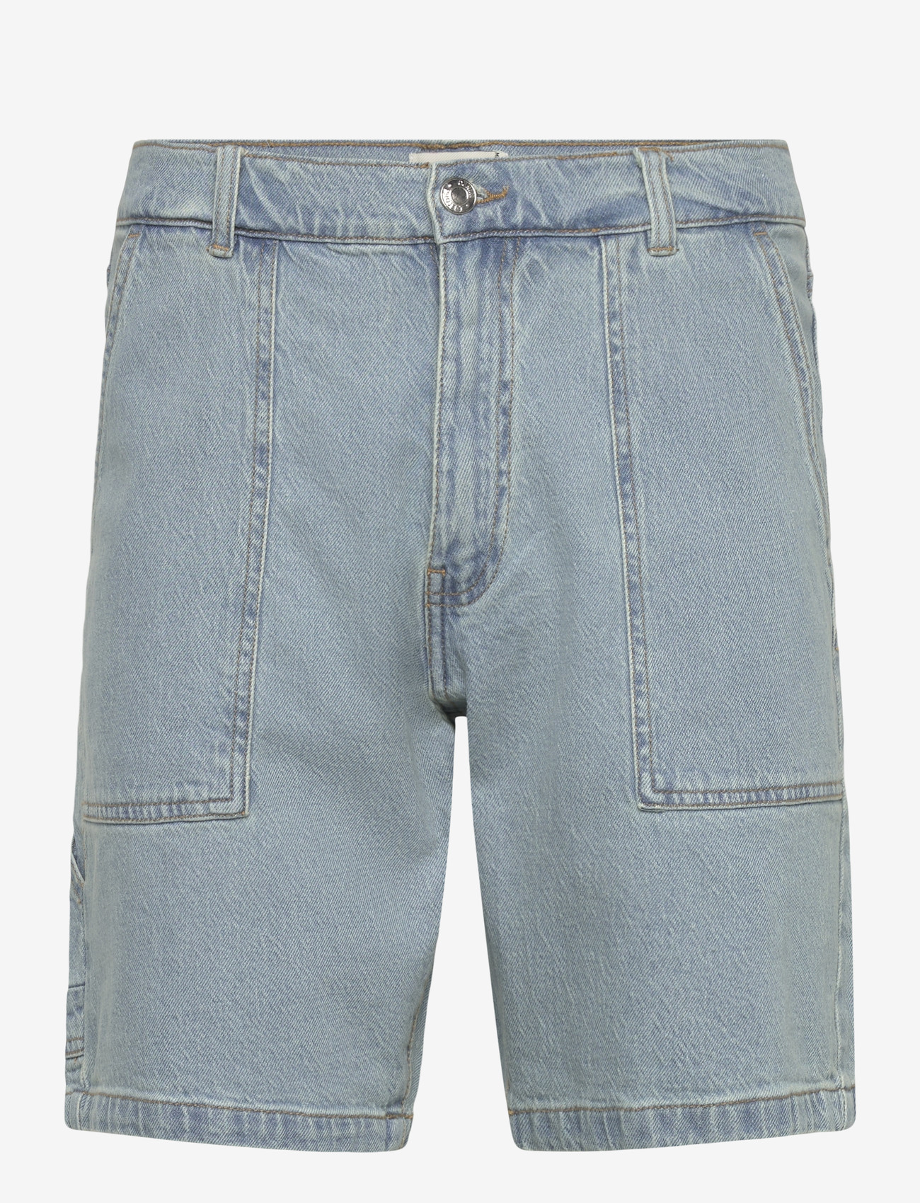 Denim Project - DP UTILTY LOOSE SHORTS - laveste priser - light blue washed - 0