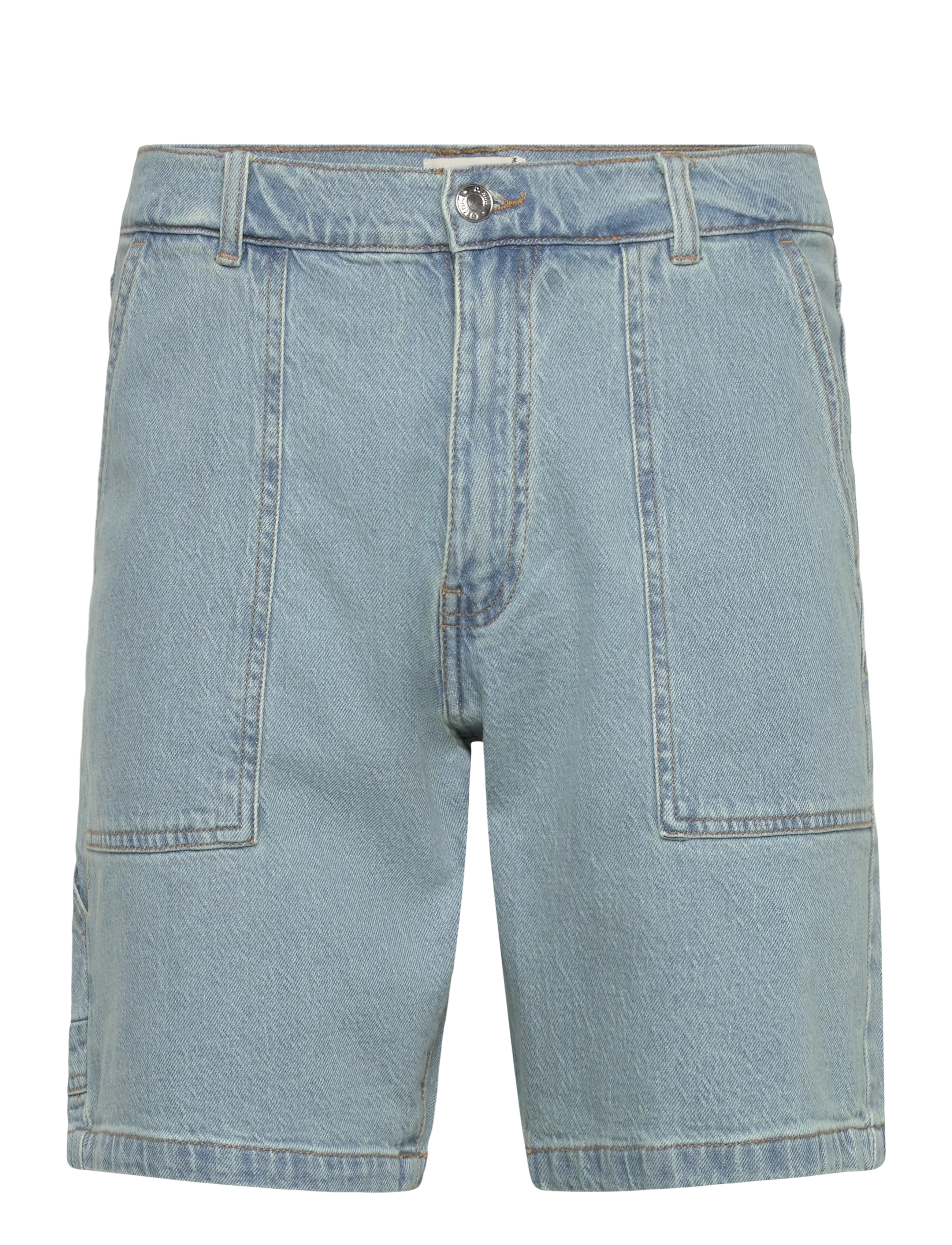 Denim Project DP UTILTY LOOSE SHORTS - Shorts - LIGHT BLUE WASHED / blue