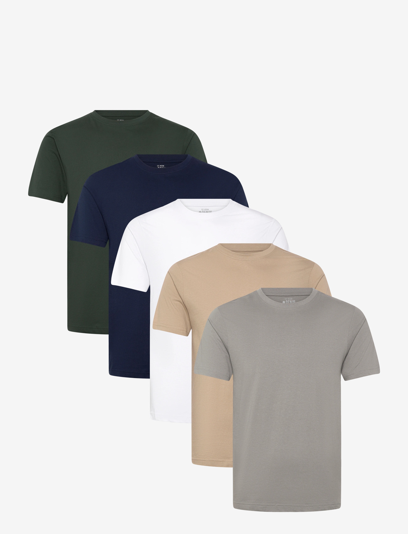Denim Project - DP 5 PACK T-SHIRTS - mystic tranquility - 0