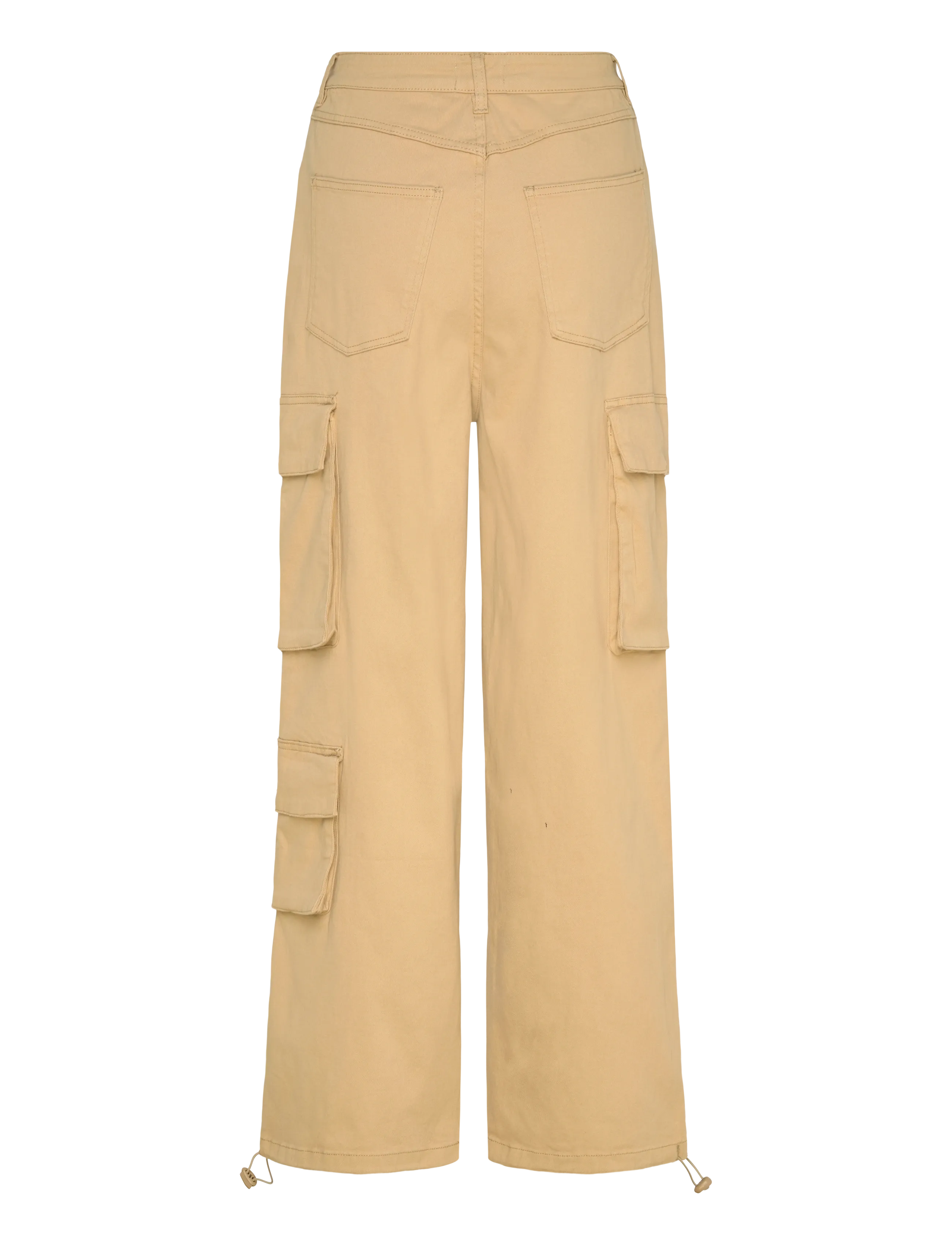 Denim Project - DP WLoose Cargo Twill Pants - laveste priser - olive gray - 1