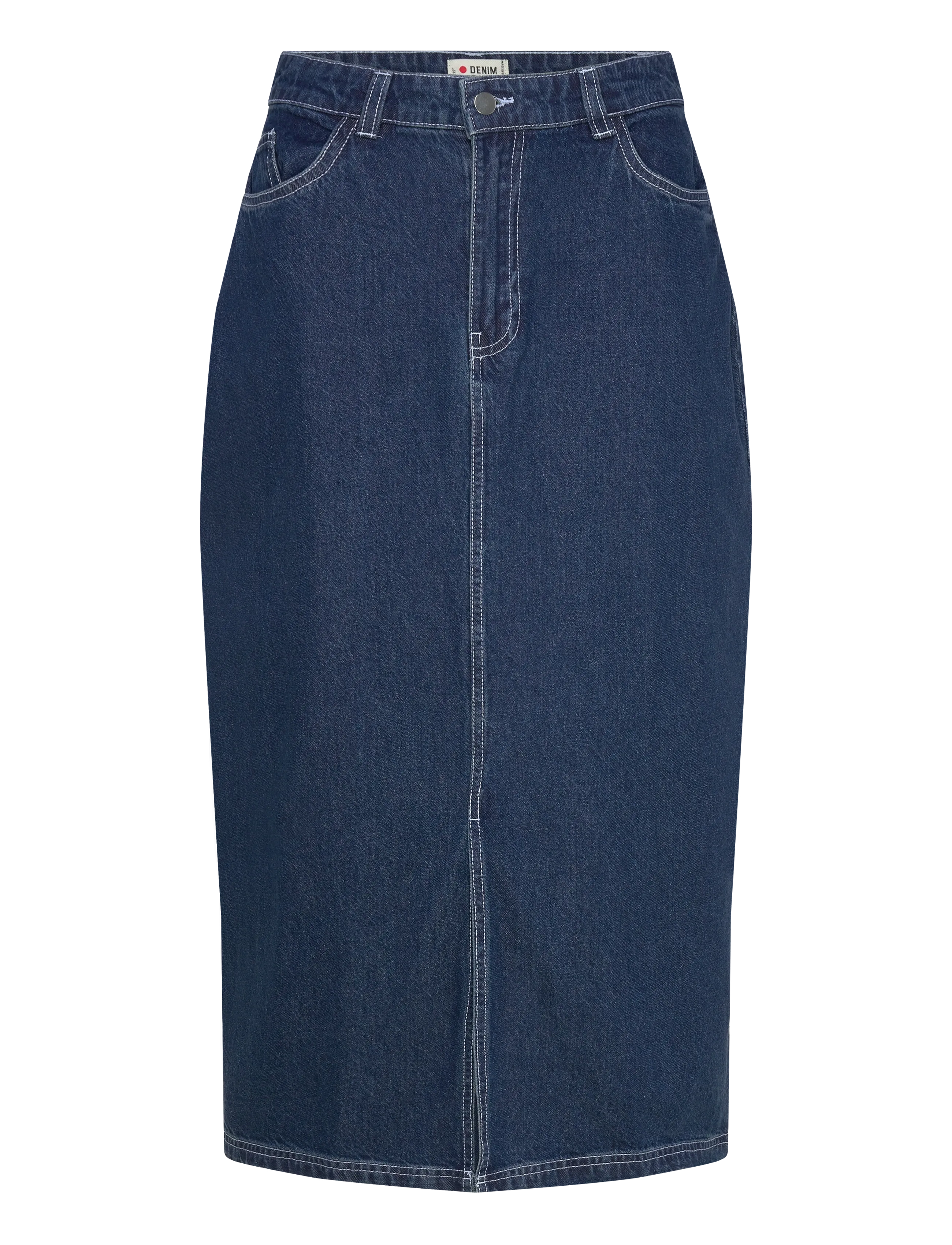 Denim Project DP WRelaxed Denim Maxi Skirt - Denim Project - MID BLUE WASH / blue