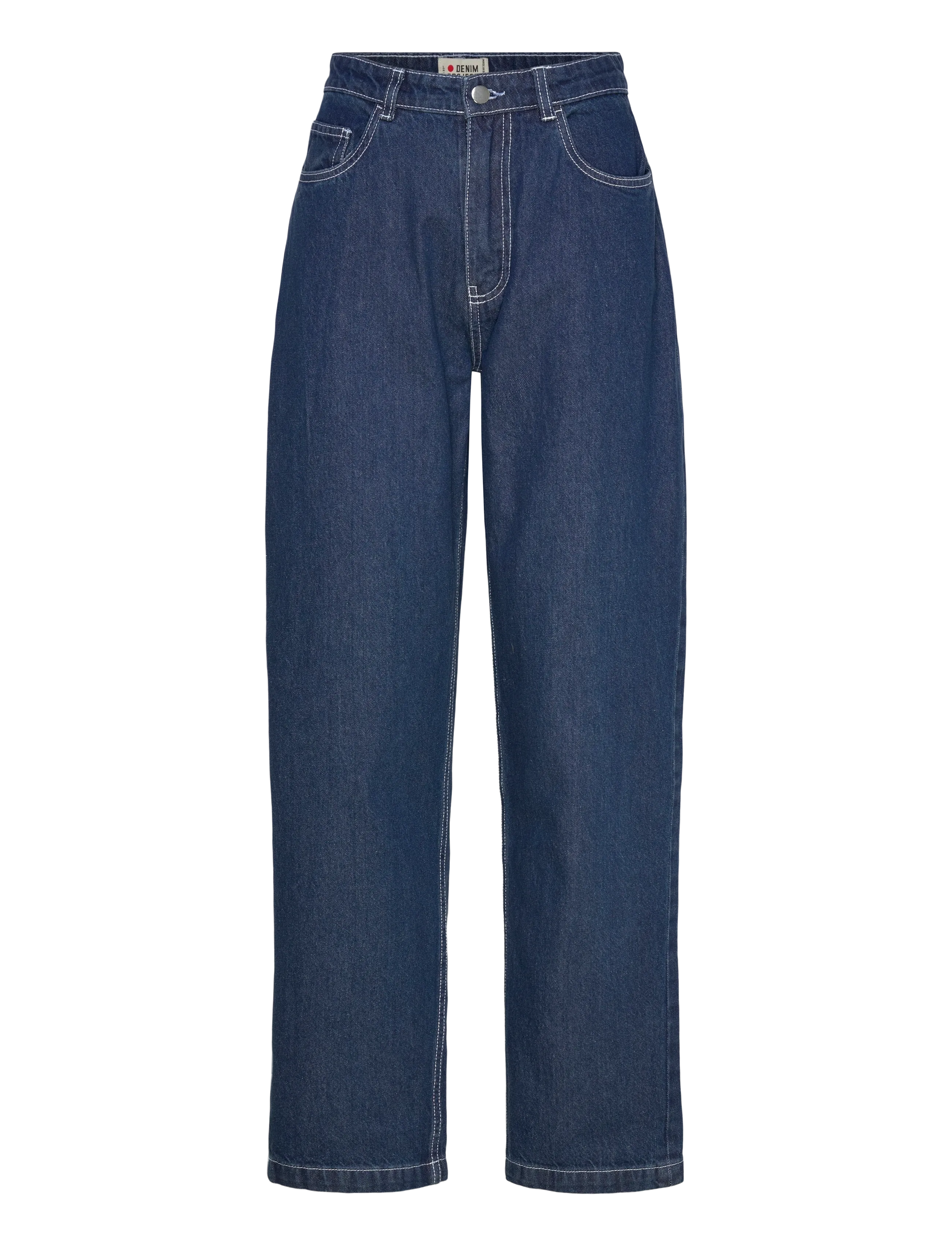 Denim Project DP WMid Rise Loose Yoke Jeans - Teksad - MID BLUE WASH / blue