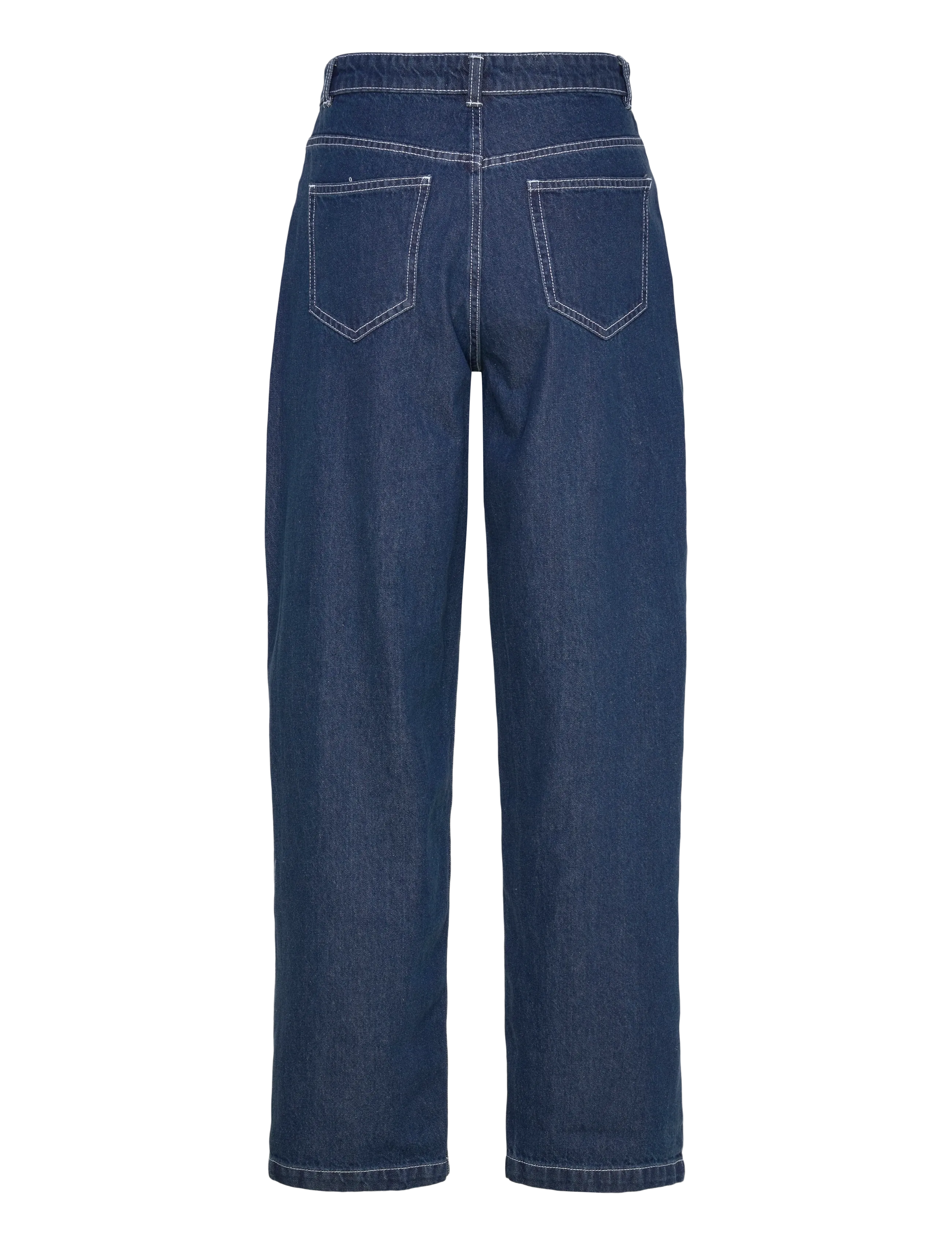 Denim Project - DP WMid Rise Loose Yoke Jeans - laveste priser - mid blue wash - 1