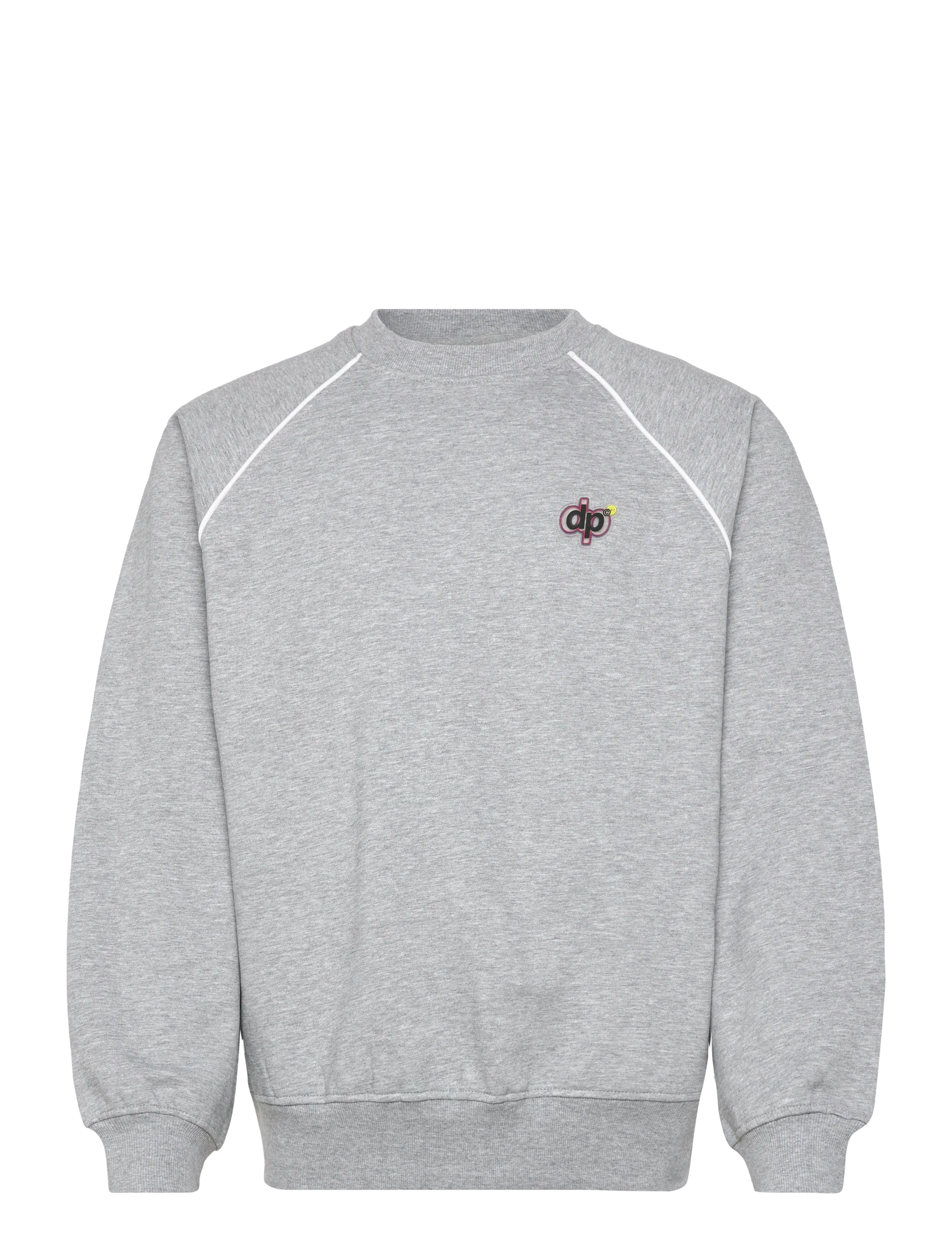 Denim Project DP JAMES NEW SWEAT CREW NECK - Kläder - GREY MELANGE / grey