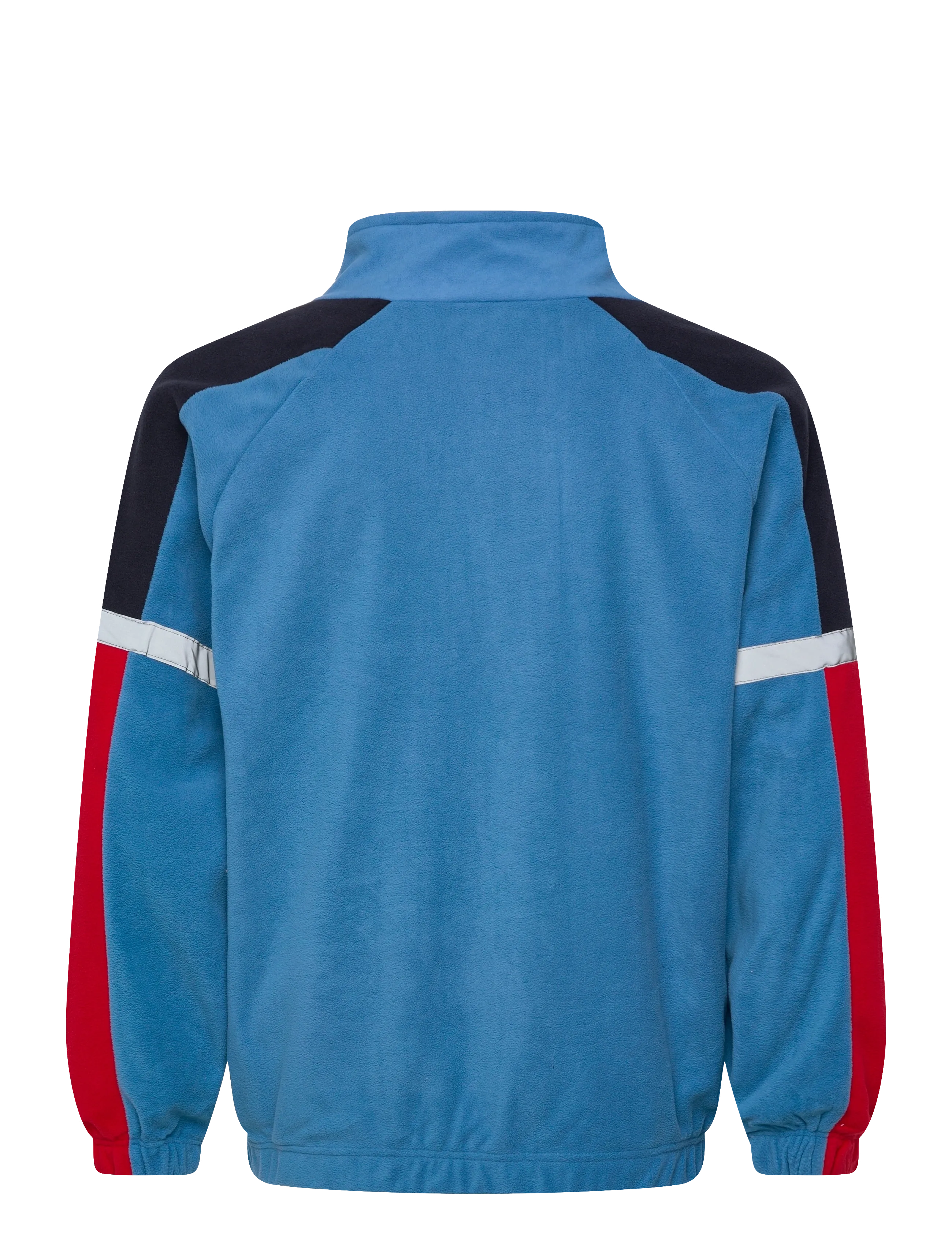 Denim Project - DP Luke Fleece - mid layer jackets - light blue w. red/navy - 1
