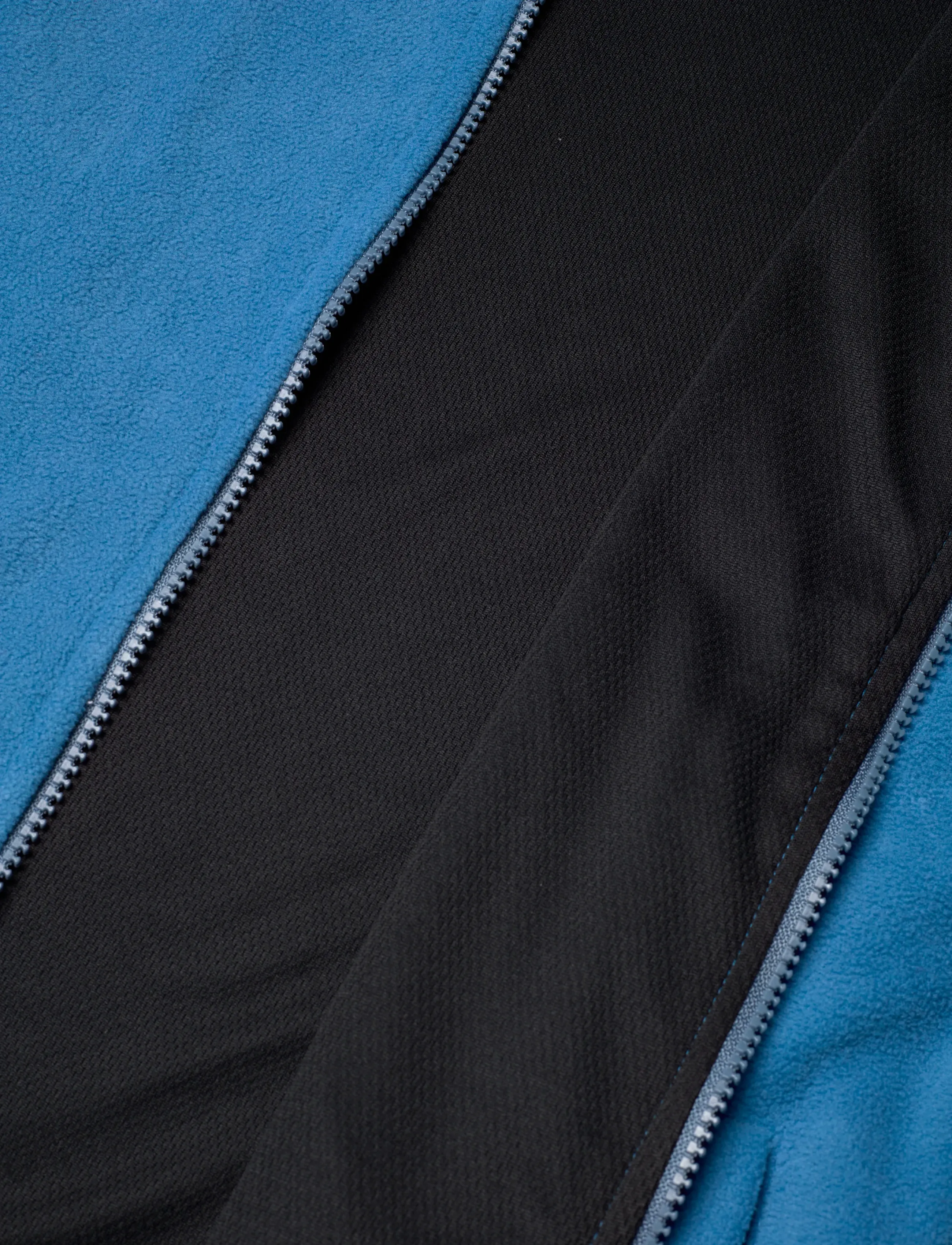 Denim Project - DP Luke Fleece - mid layer jackets - light blue w. red/navy - 4