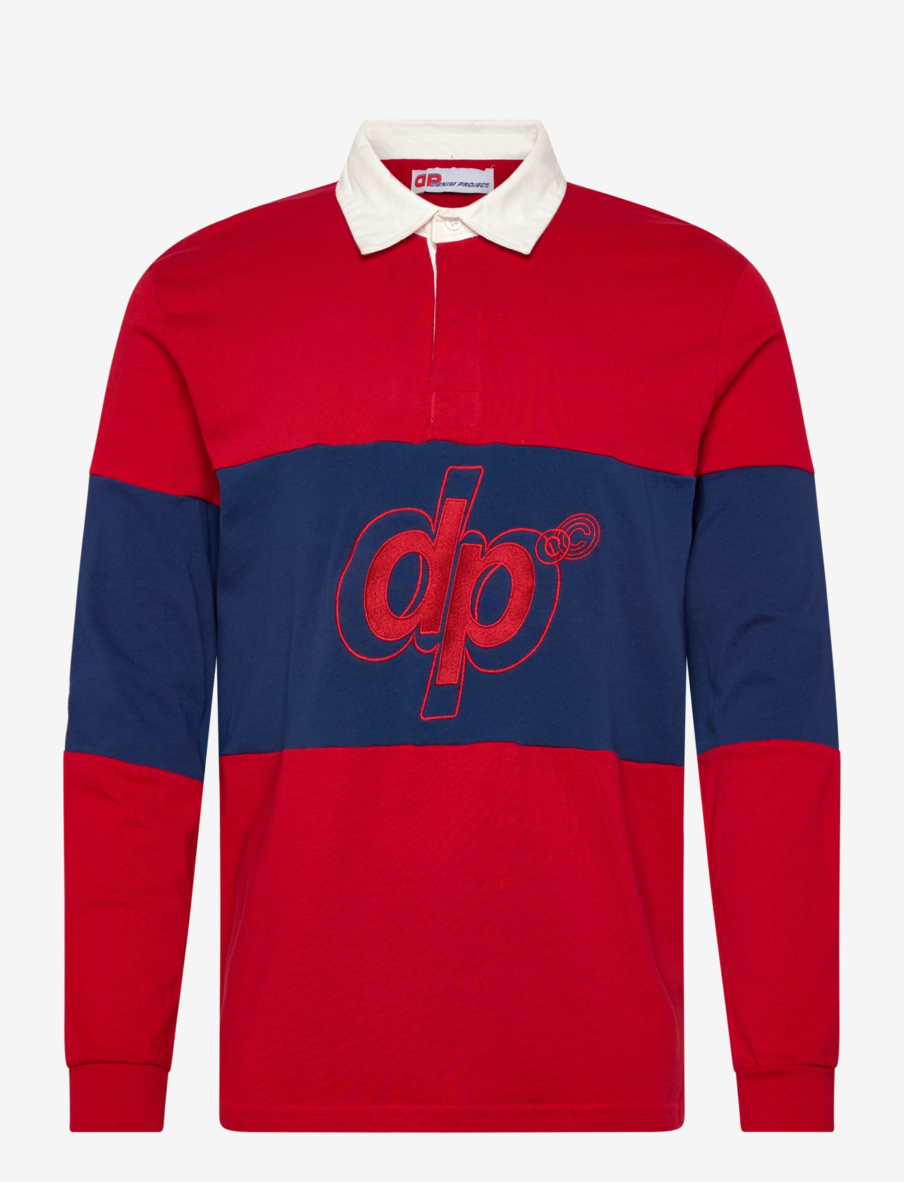 Denim Project - DP Noah Rugby Polo - high navy/red - 0
