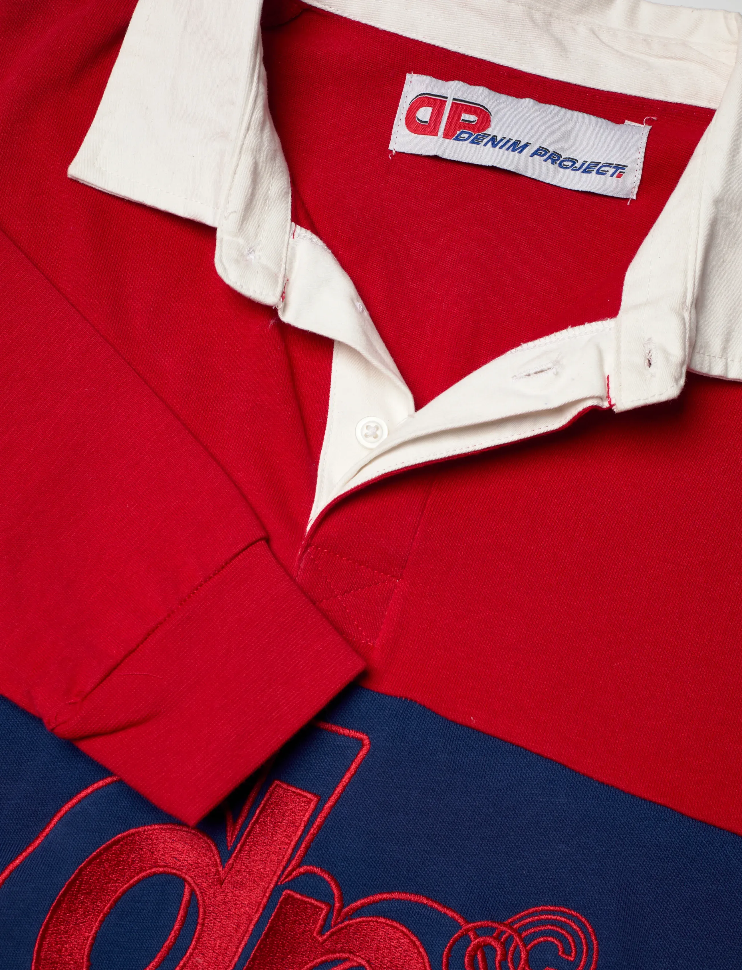Denim Project - DP Noah Rugby Polo - high navy/red - 2
