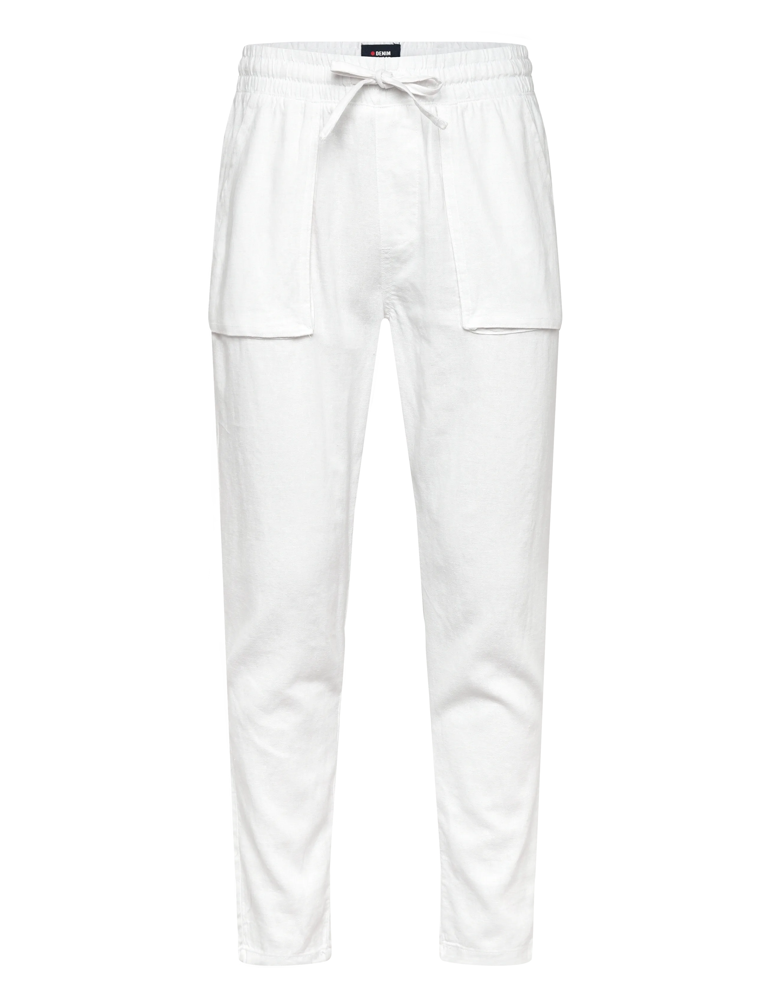 Denim Project DP SHAKI LINEN PANT - Püksid - WHITE / white