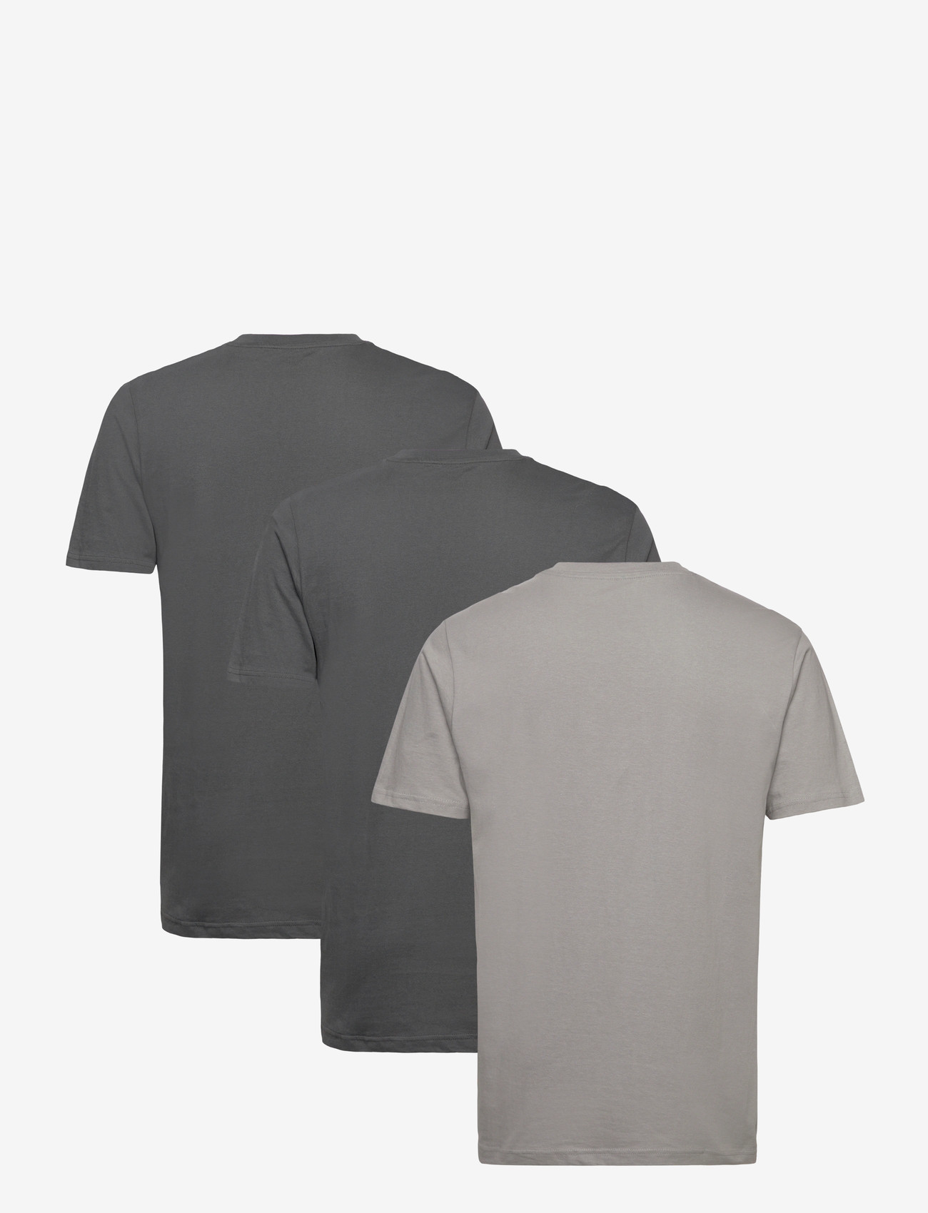 Denim Project - DP 3 PACK T-SHIRTS - laveste priser - dkshadow/castorgrey/ultimgrey - 1