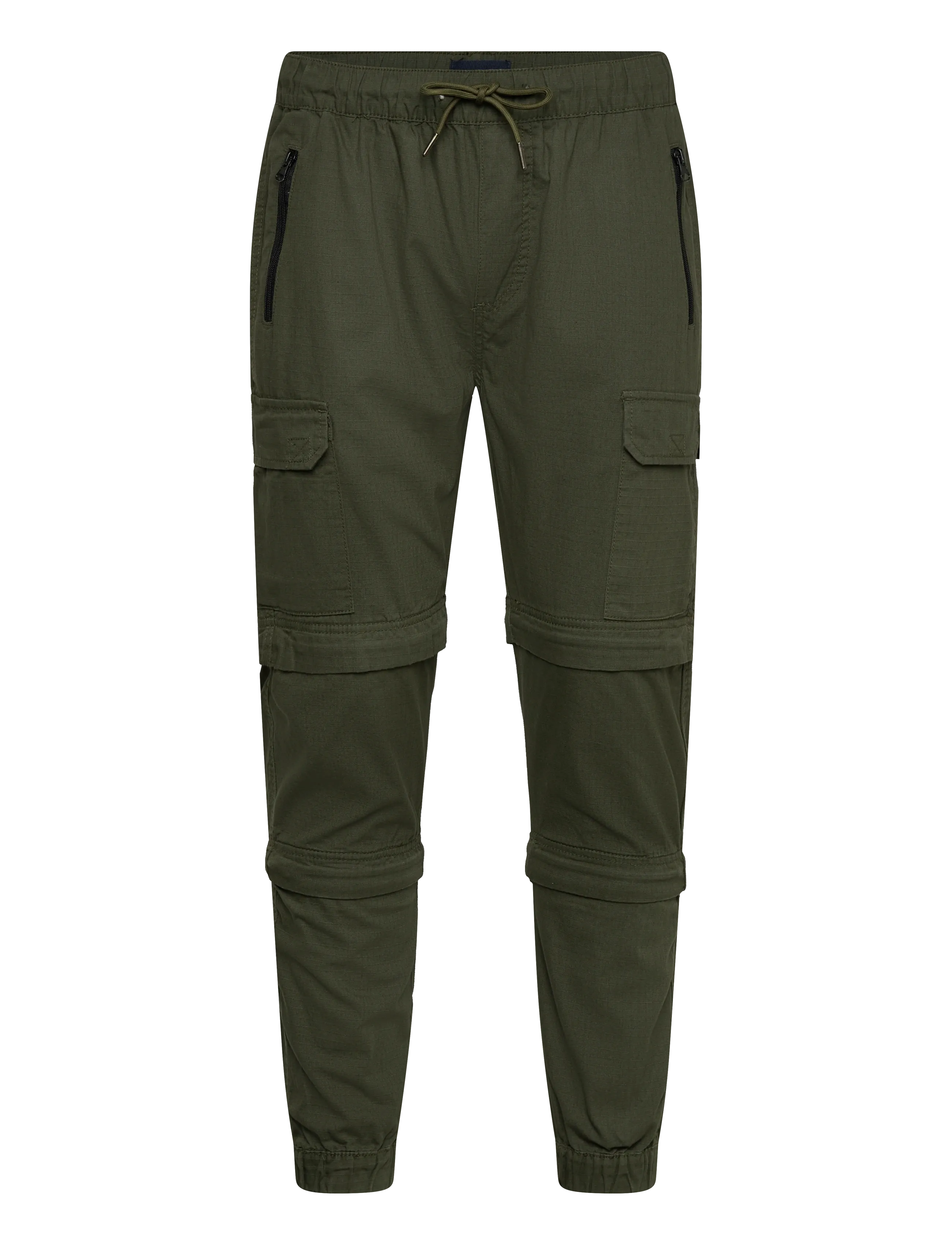 Denim Project DP Zip-Off Pant - Kargopüksid - DEEP DEPTHS / khaki/green