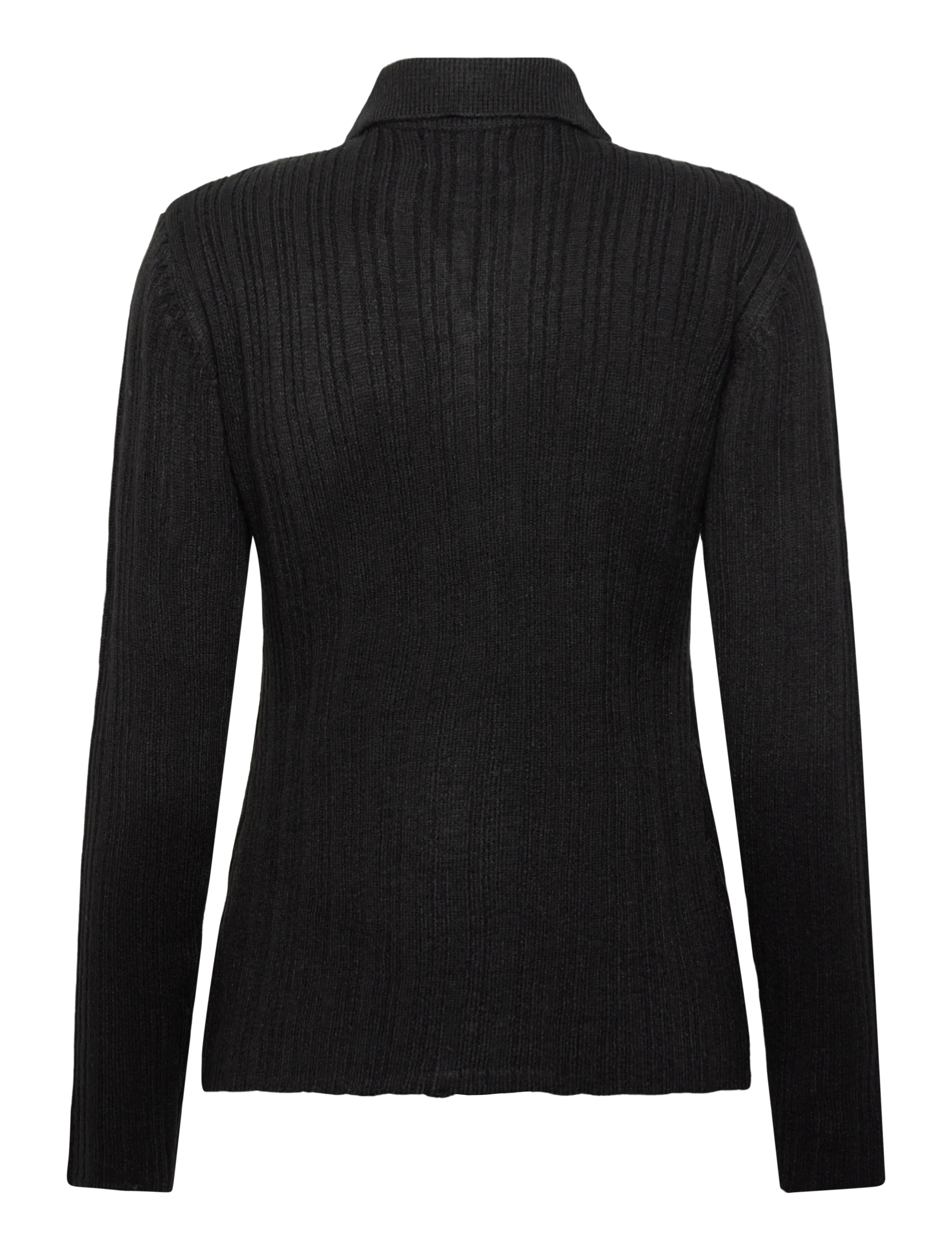 Denim Project - DPW Knitted Zip Through Cardi - laveste priser - black - 1