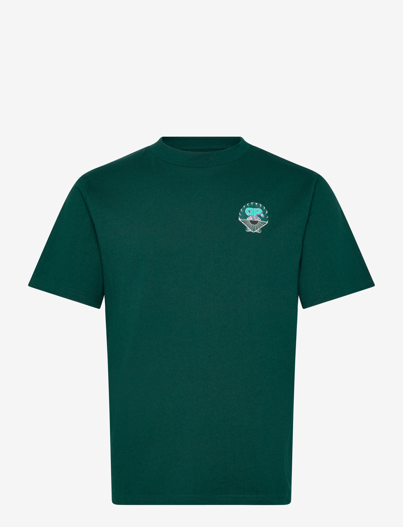 Denim Project - DP Blake Green Shell Tee - laveste priser - dark green - 0