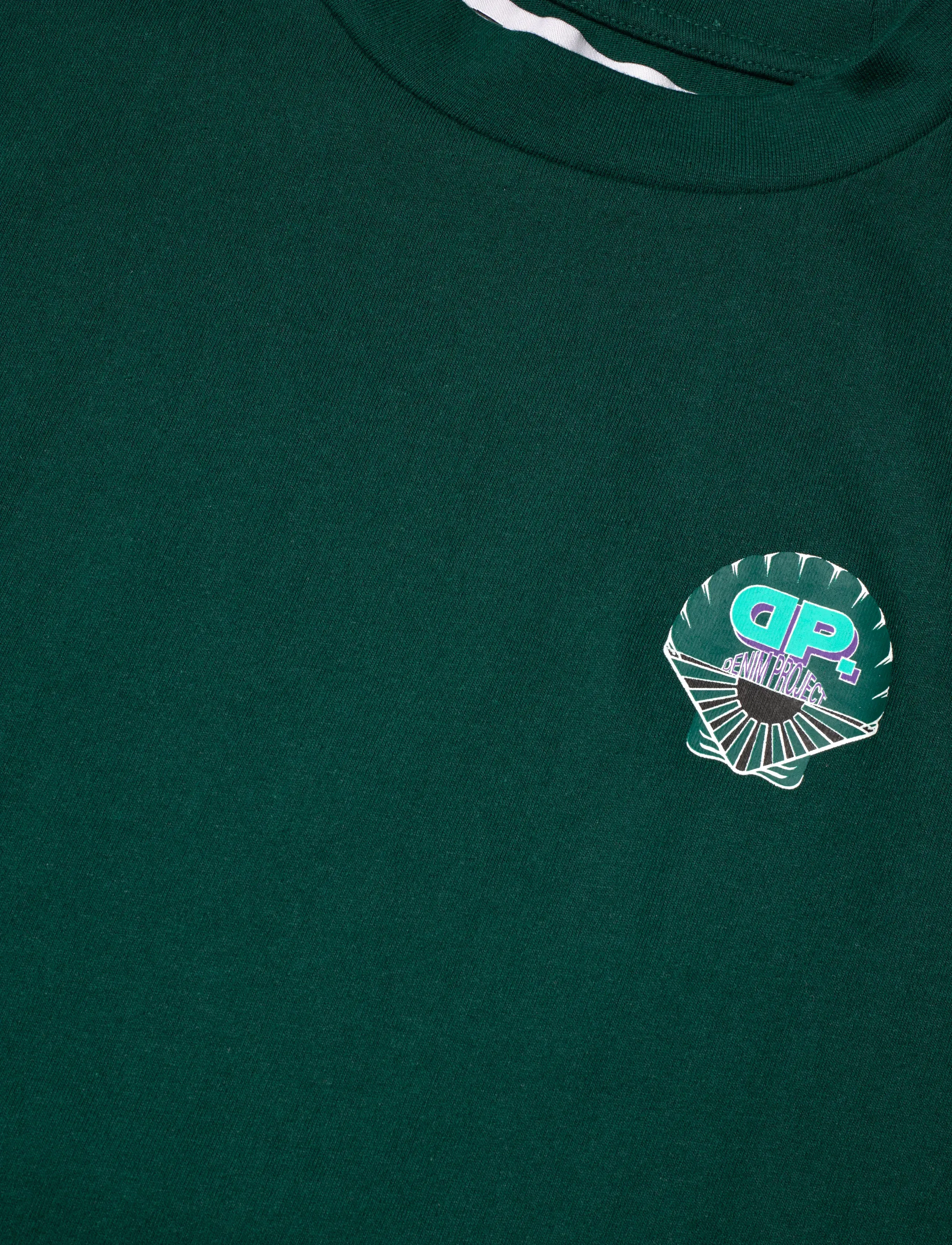 Denim Project - DP Blake Green Shell Tee - dark green - 2