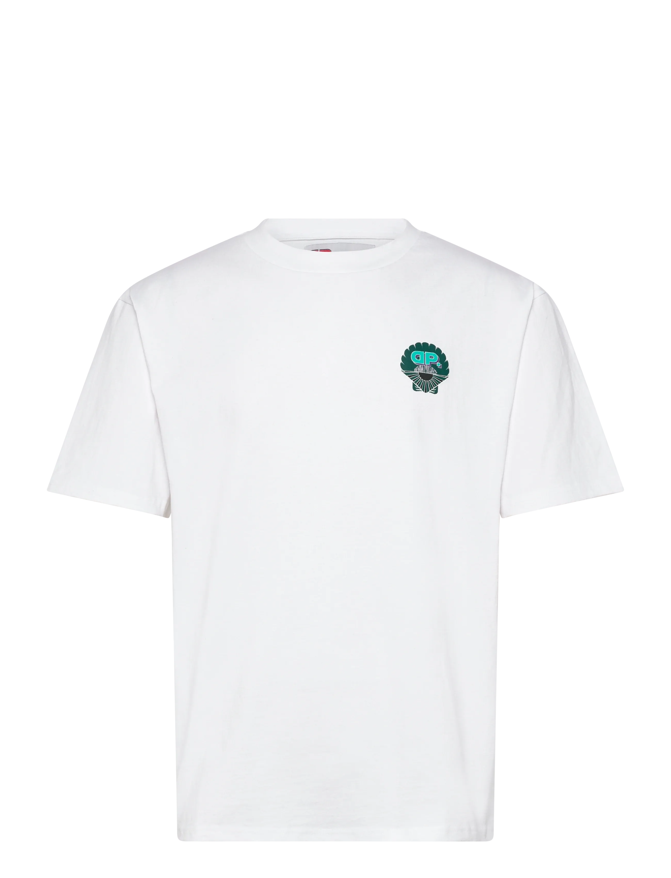 Denim Project DP Blake Green Shell Tee - Kläder - WHITE / white