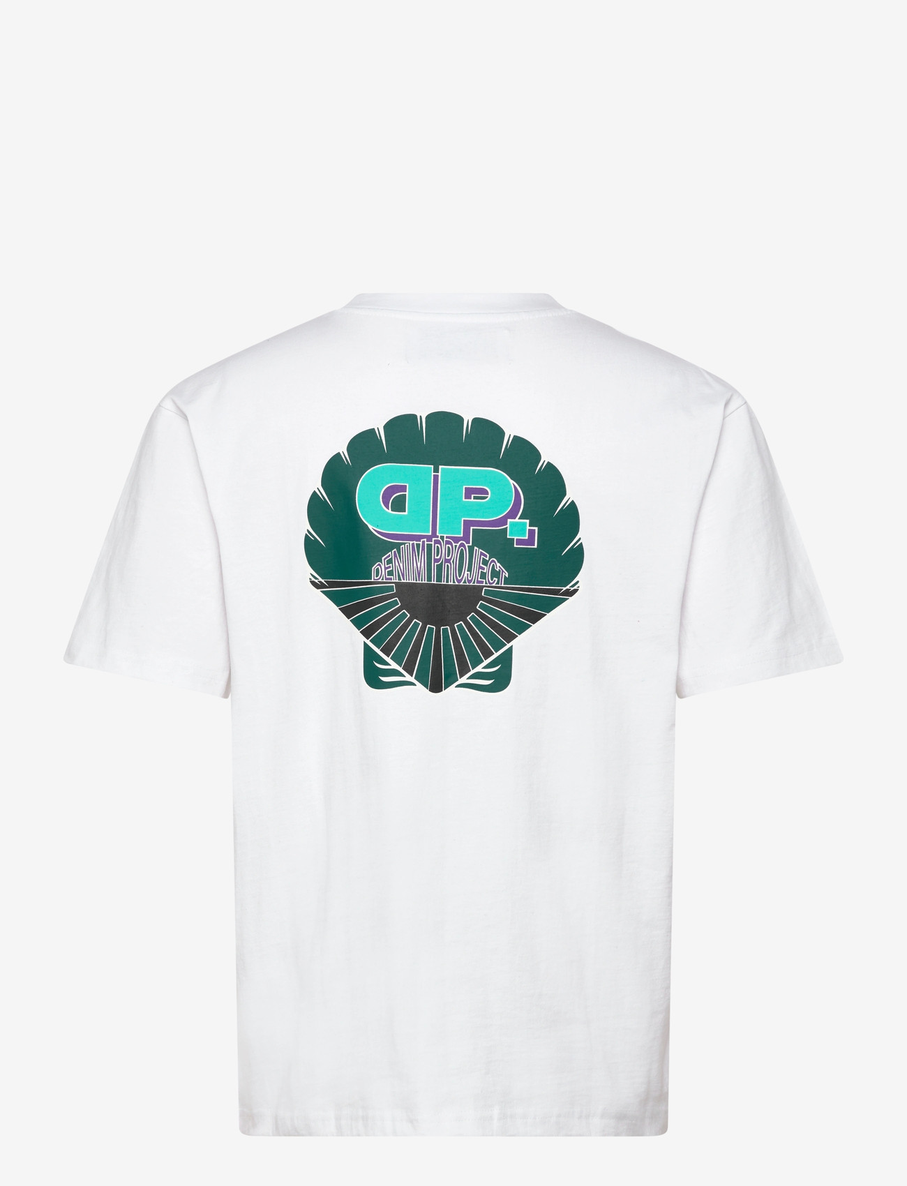 Denim Project - DP Blake Green Shell Tee - laveste priser - white - 1