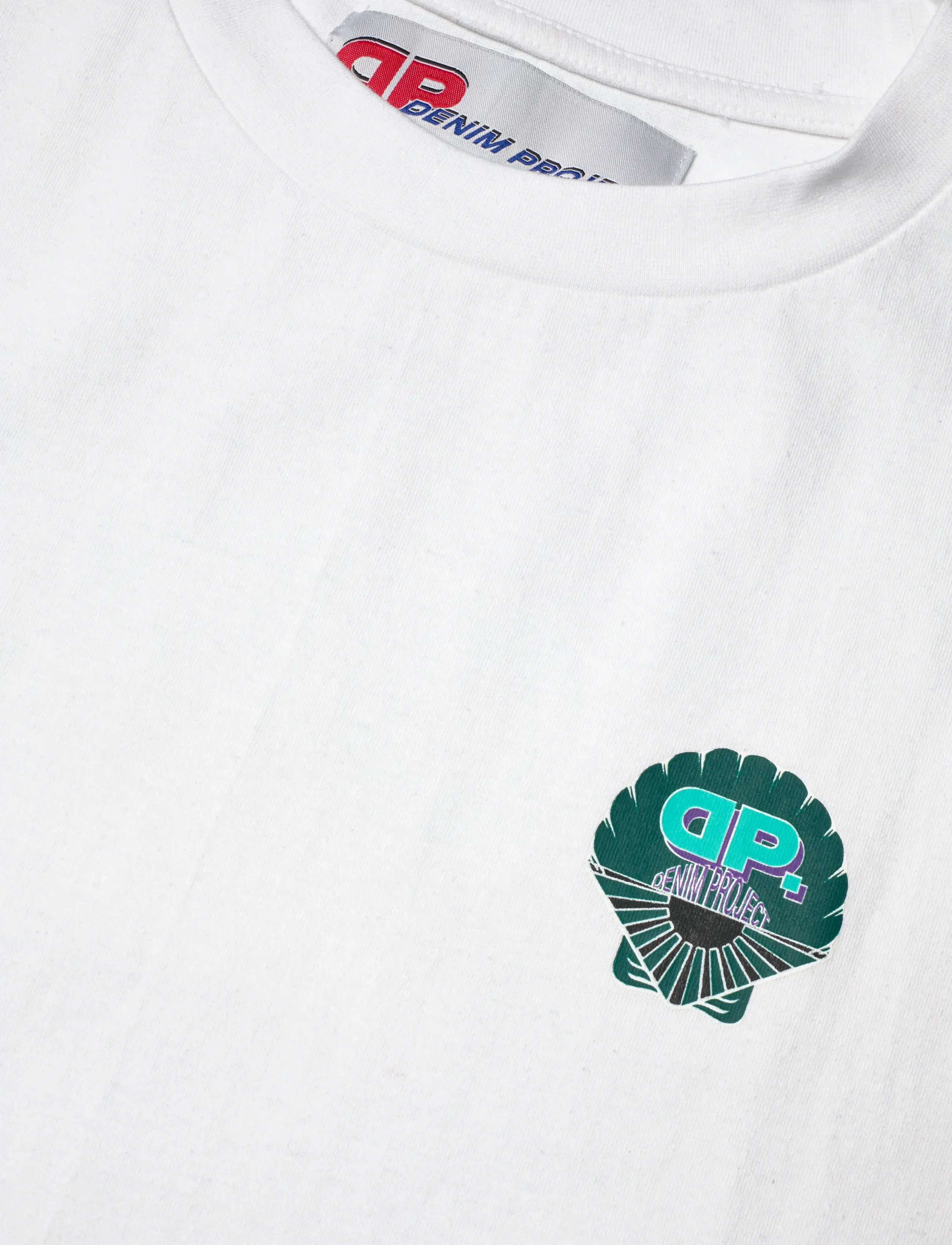 Denim Project - DP Blake Green Shell Tee - laveste priser - white - 2
