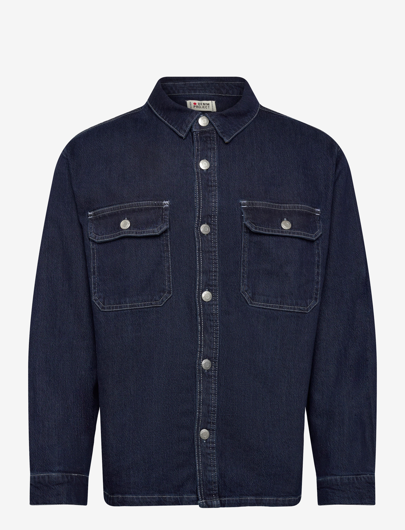 Denim Project - DP Worker Denim Overshirt - kevadjakid - dark blue rinse - 0