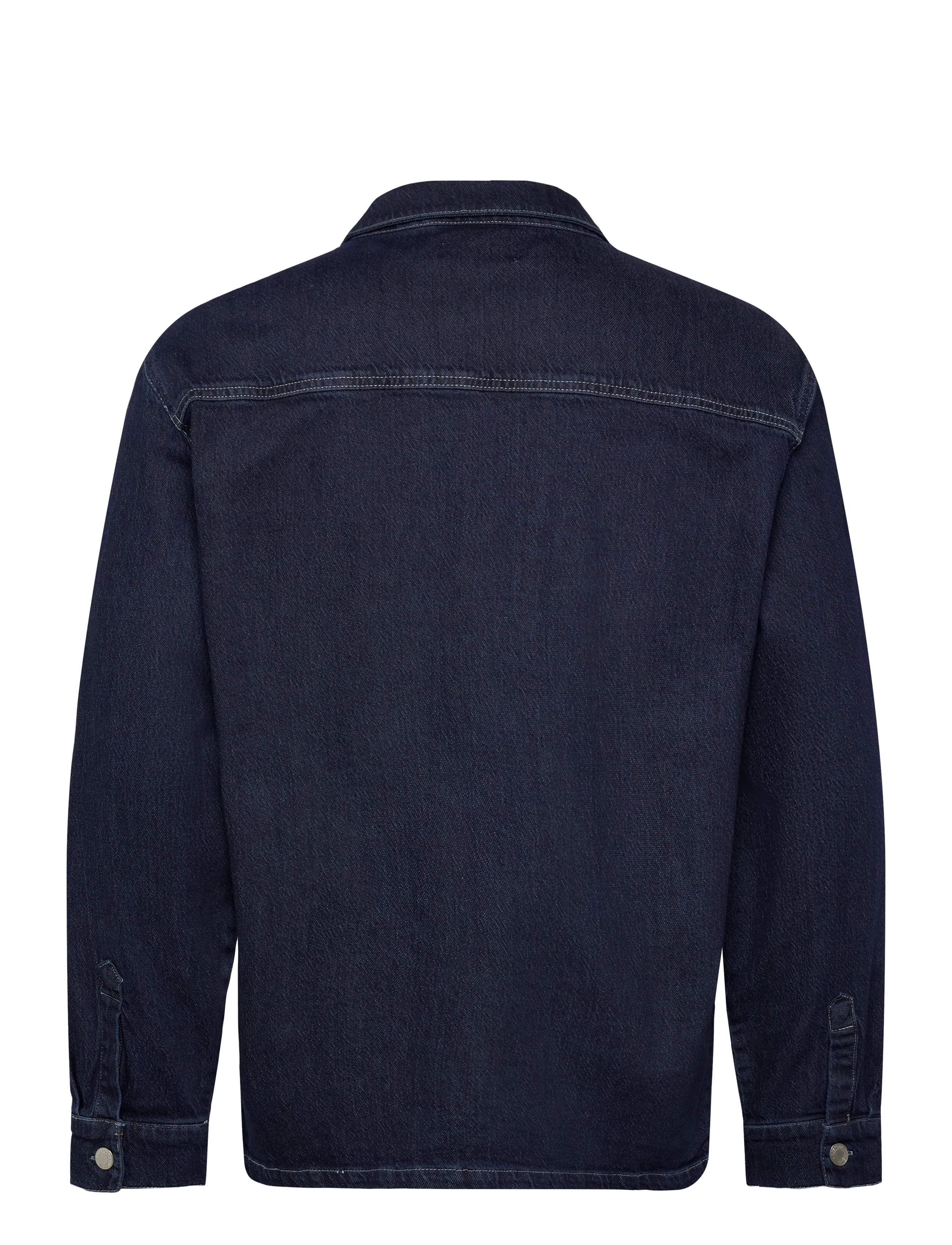 Denim Project - DP Worker Denim Overshirt - vårjakker - dark blue rinse - 1
