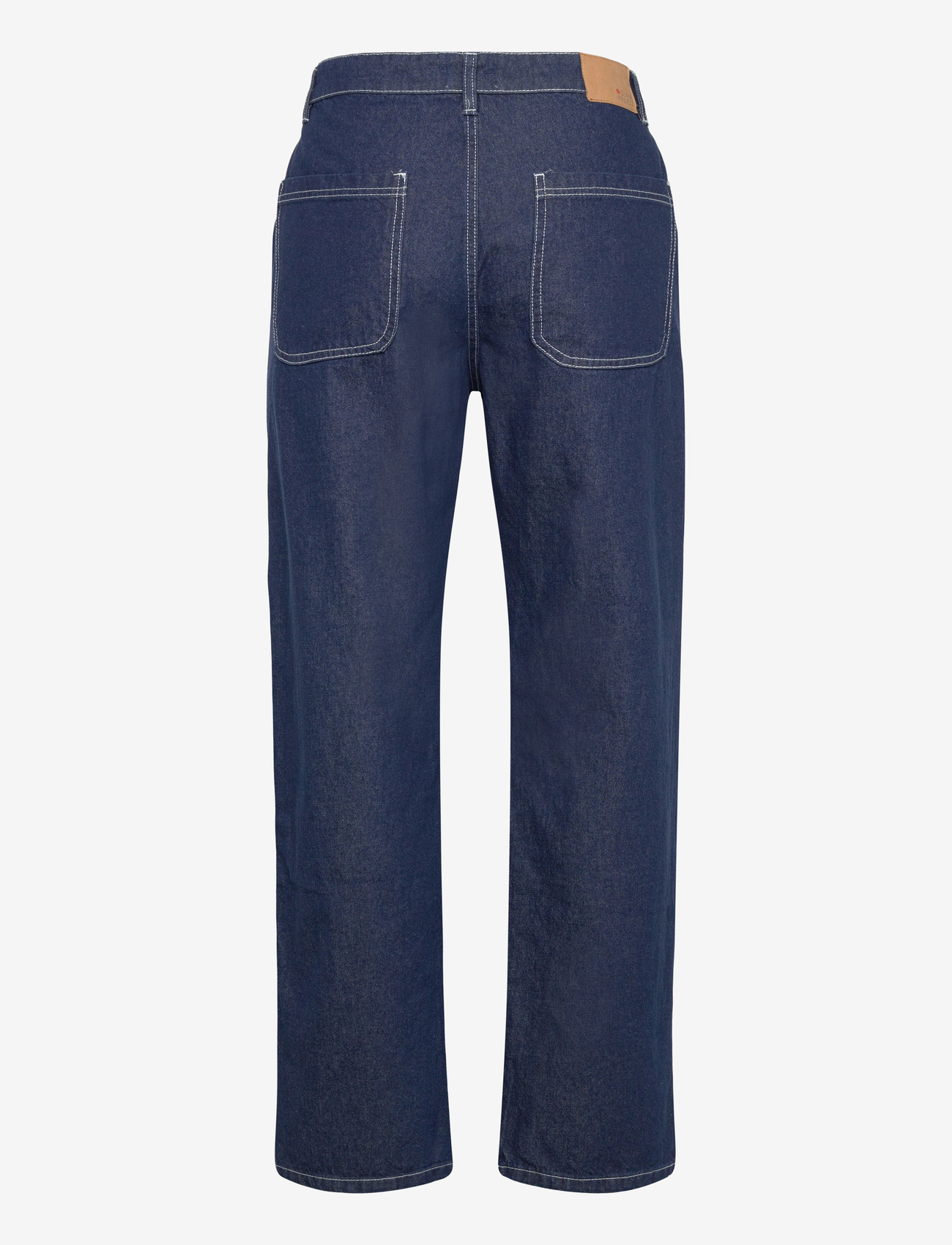 Denim Project - DP WORKER KNEE PATCH JEANS - housut & farkut - dark blue wash - 1