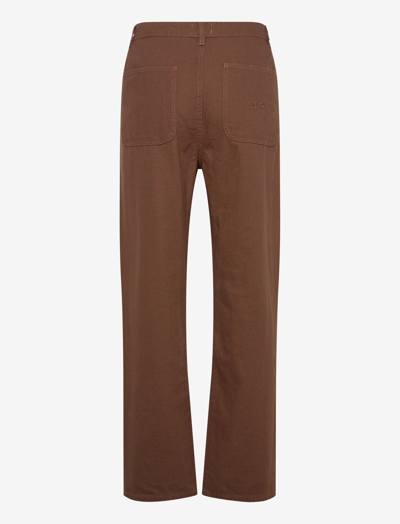 Denim Project - DP WORKER KNEE PATCH PANTS - cargobukser - brown fndue fudge - 1