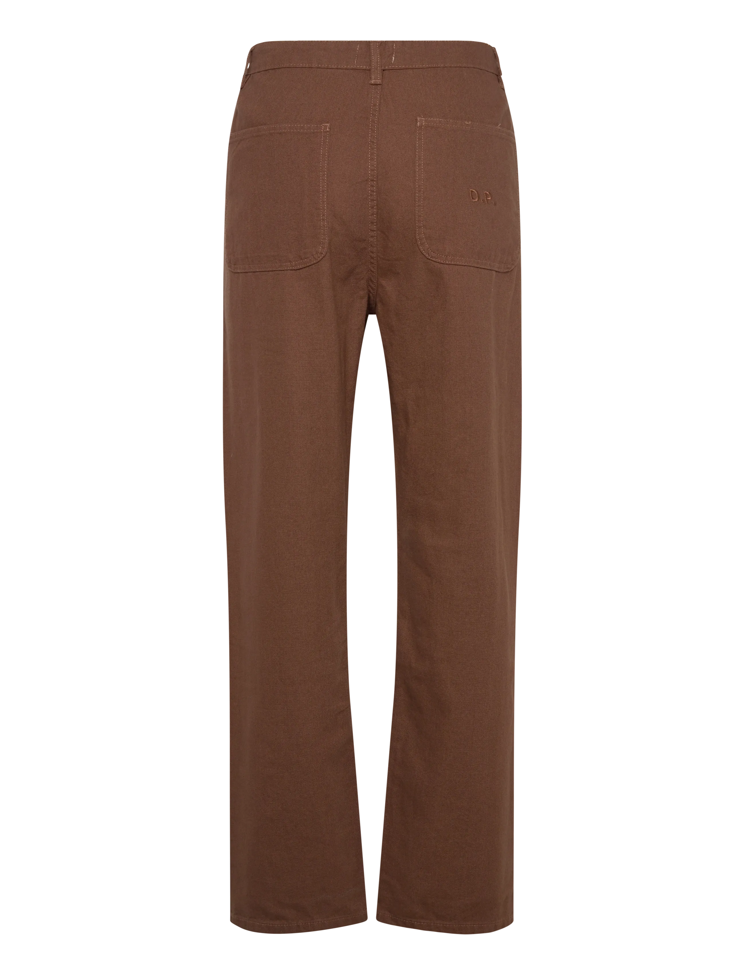 Denim Project - DP WORKER KNEE PATCH PANTS - cargobyxor - brown fndue fudge - 1